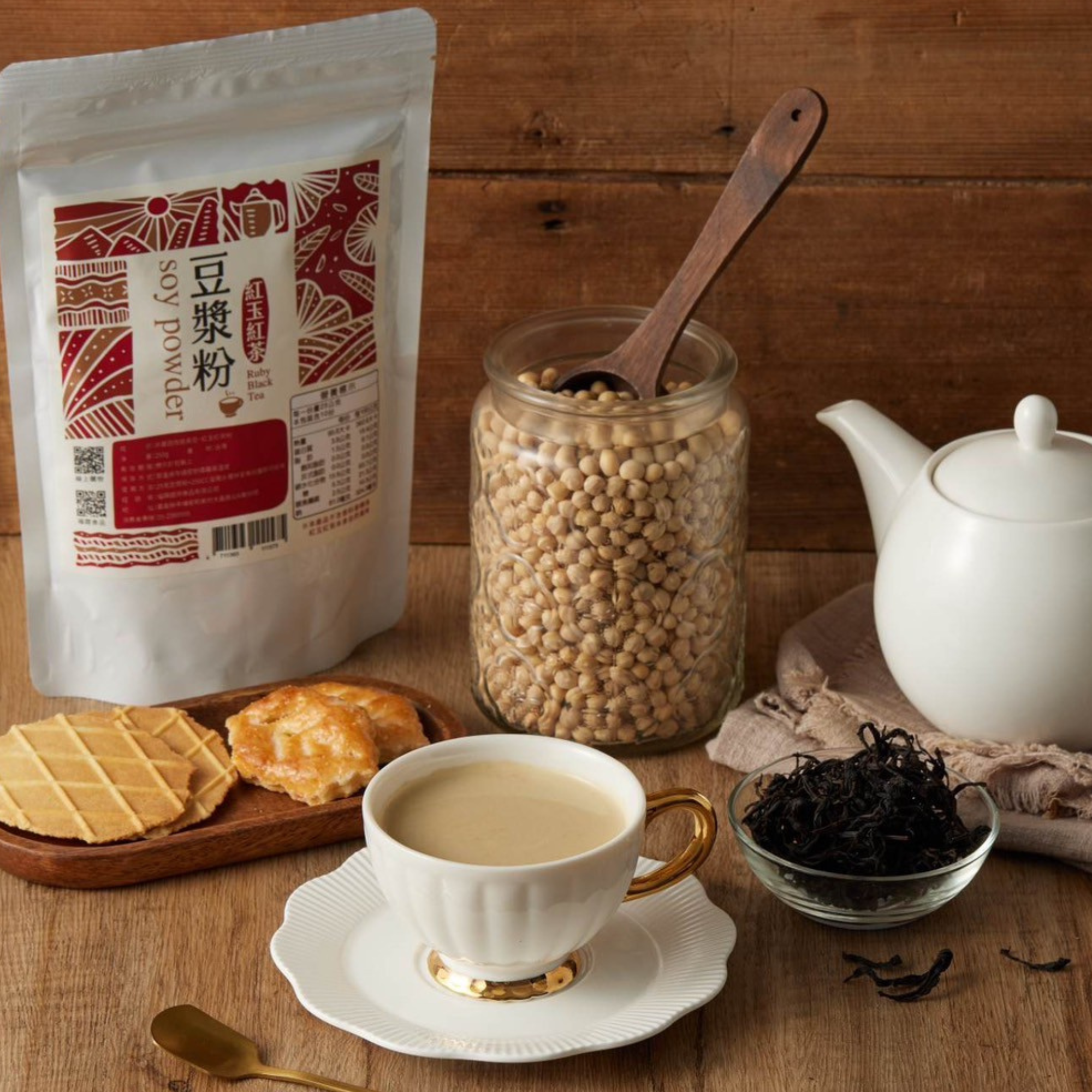 農點子｜紅玉紅茶豆漿粉250g