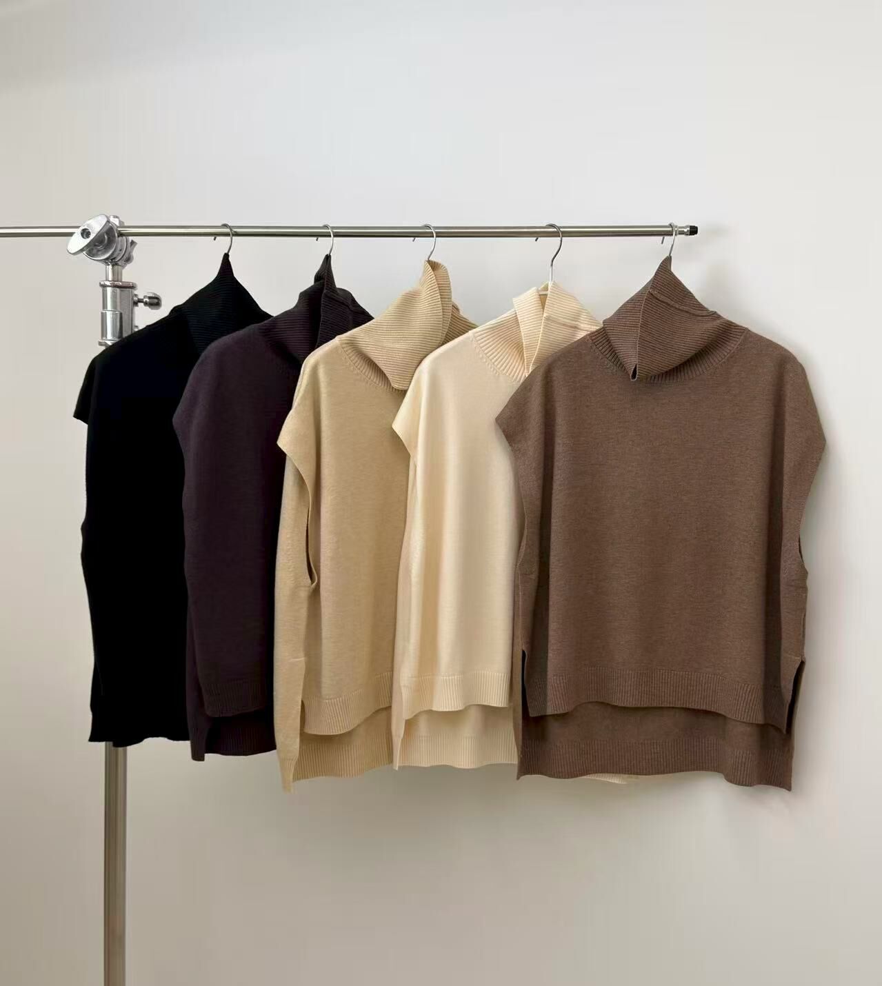 SA5111 高領針織背心