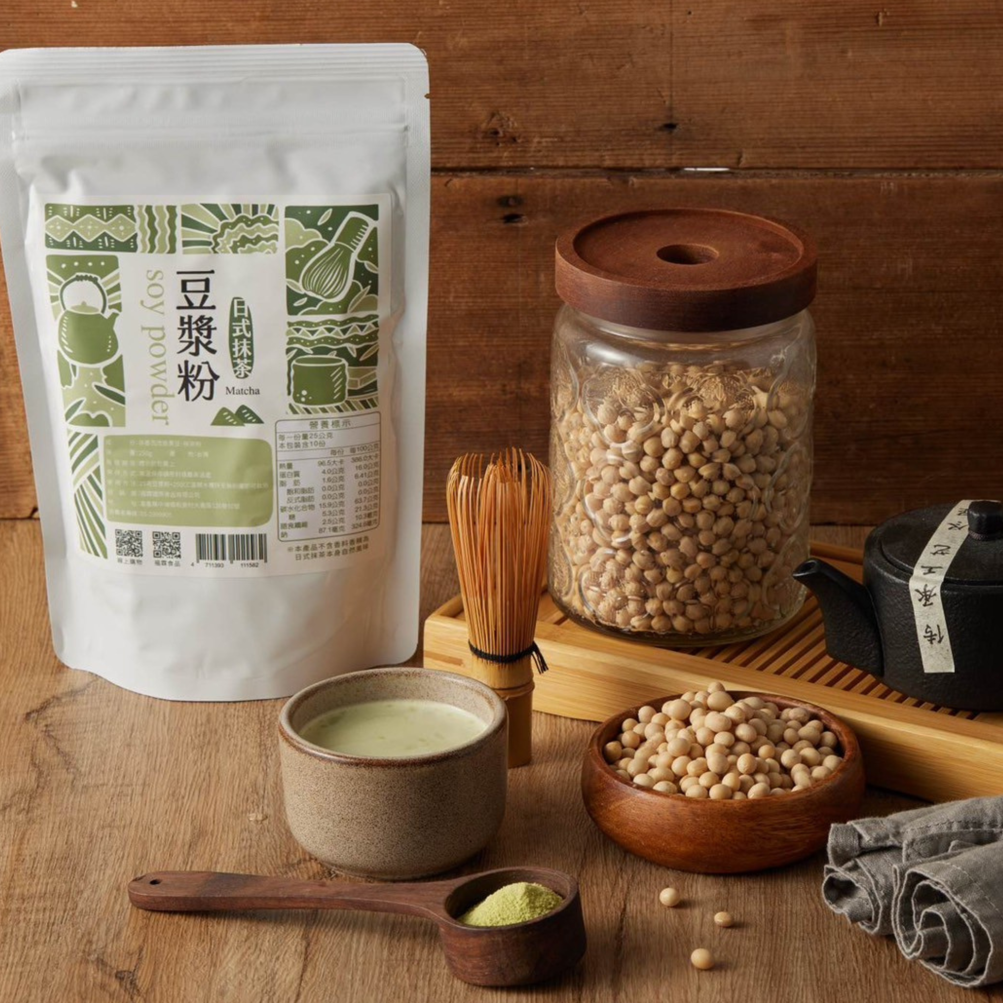 農點子｜日式抹茶豆漿粉250g