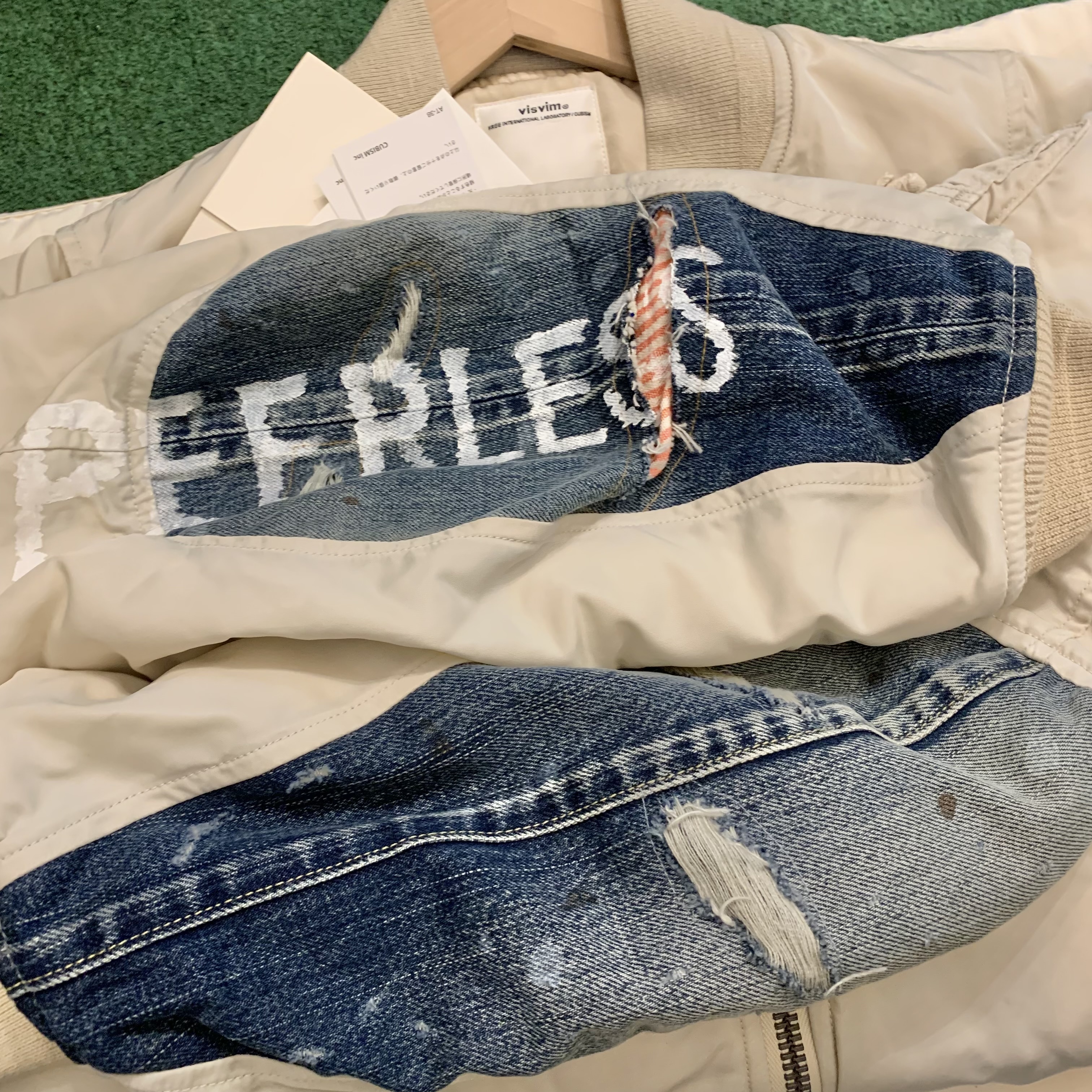 VISVIM THORSON JKT COLLEGE NATURAL DYE 天然染 - IVORY SIZE 1 IN STOCK NOW (現貨發售中)