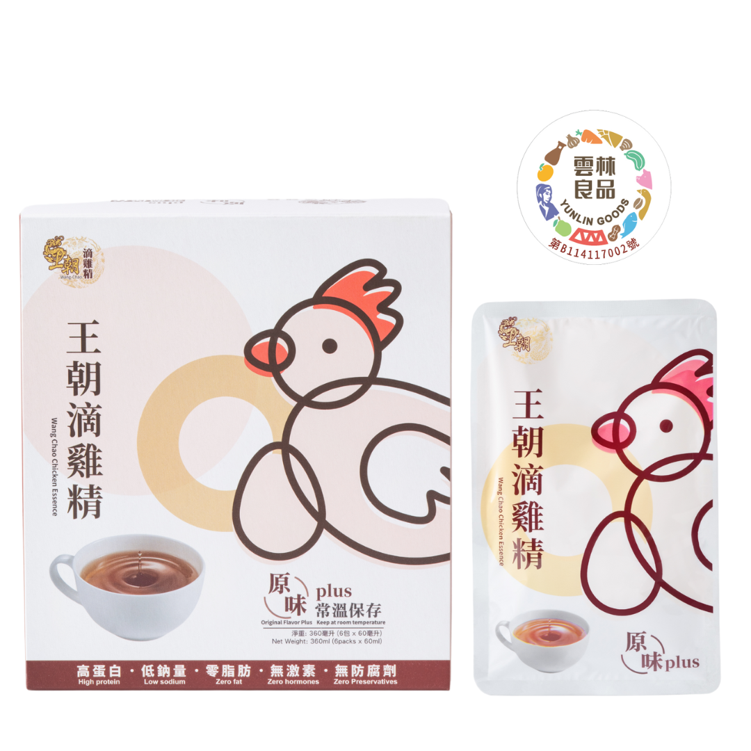 【新品上市】王朝 常溫原味Plus滴雞精(60ml x 6入/盒)