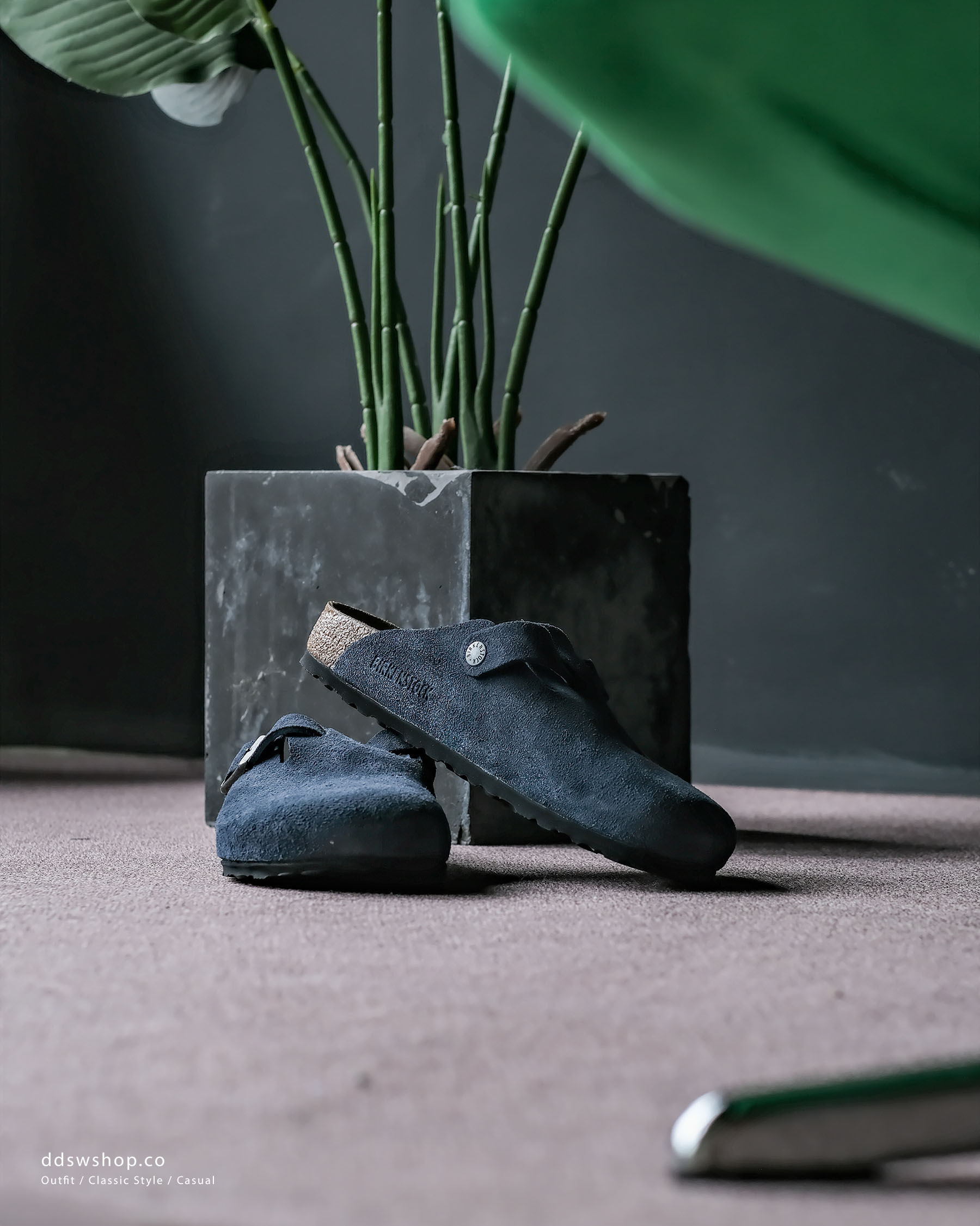 "代購" Birkenstock Boston "New Navy" 海軍藍