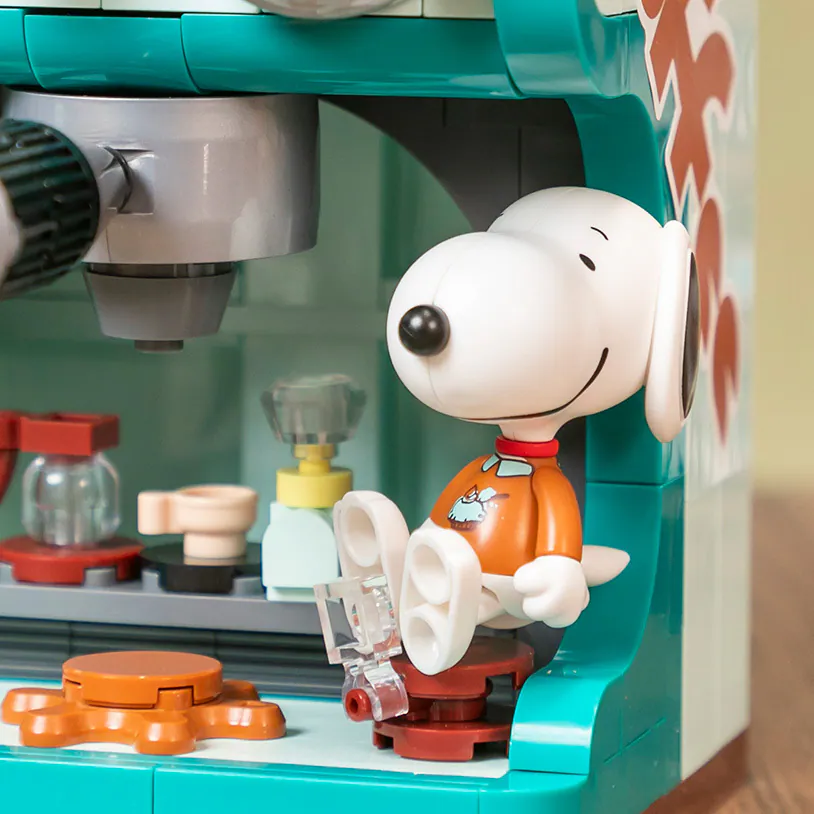 拼奇 史努比 咖啡機 收藏積木 (86914) PA32330