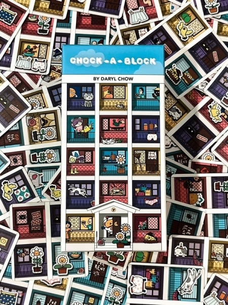 疊疊公寓 拼湊公寓 Chock a Block 附中文說明書 高雄龐奇桌遊