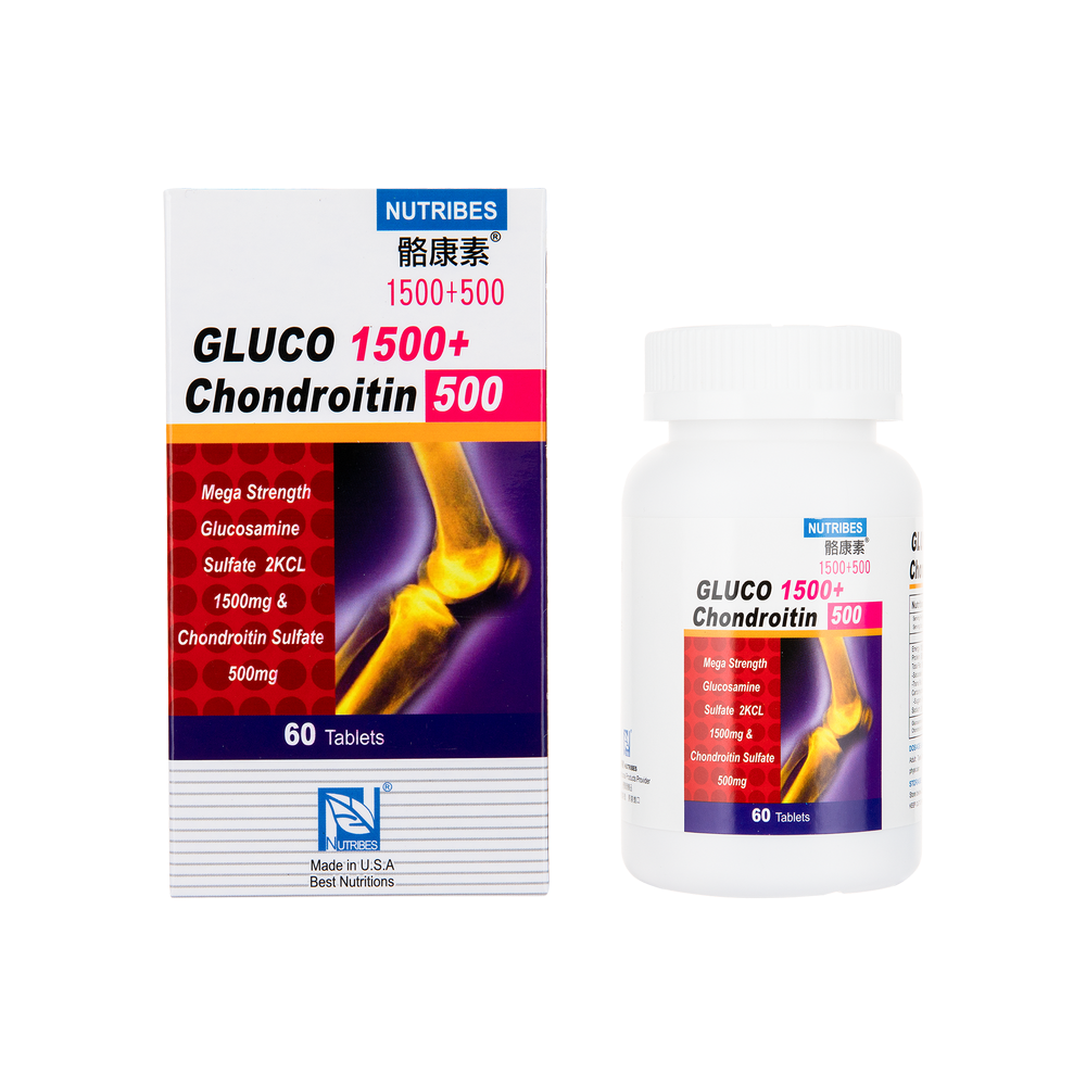 NUTRIBES - 能得健 骼康素 葡萄糖胺及軟骨素 60粒