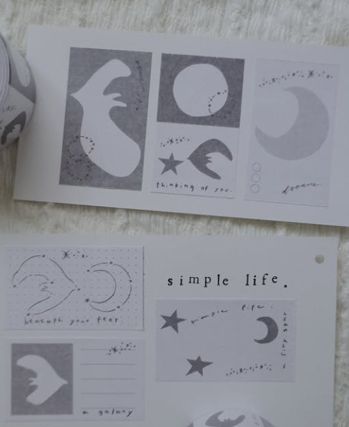 茄子先生．Simple Life 便利貼紙膠帶 整捲