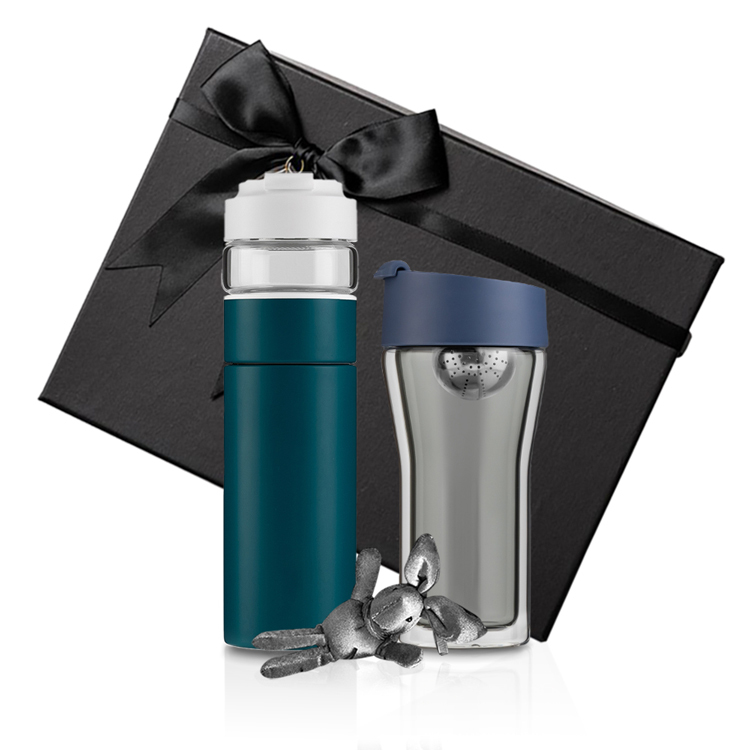 (預購4月底出貨)PO: 丹麥泡茶禮盒組(磁吸濾球魔力杯3.0-共3色/隨泡保溫瓶350ml-共4色)