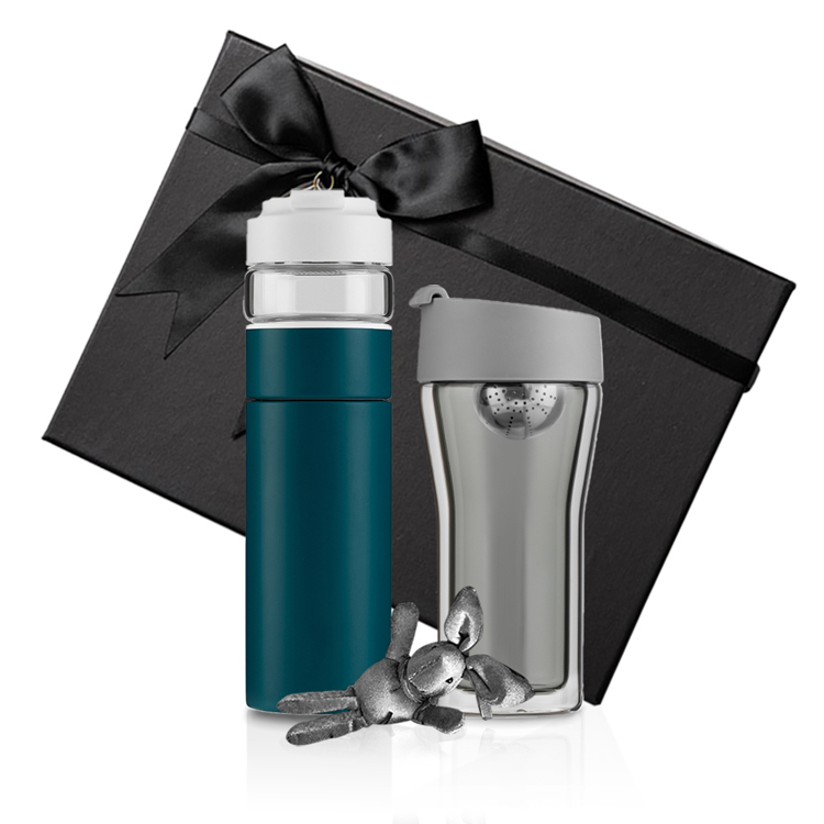 (預購4月底出貨)PO: 丹麥泡茶禮盒組(磁吸濾球魔力杯3.0-共3色/隨泡保溫瓶350ml-共4色)