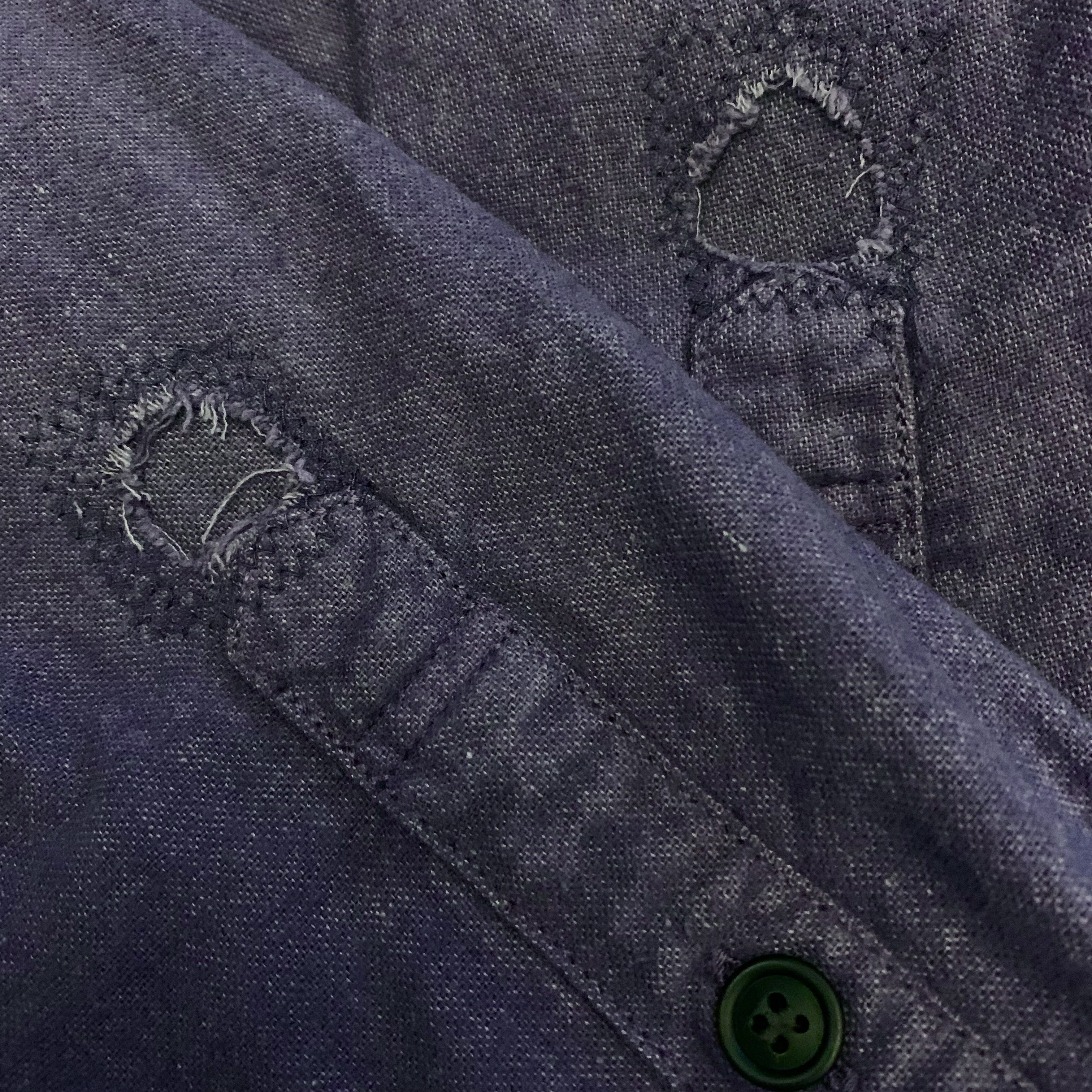 RE-STOCK: VISVIM ICT LUMBER L/S CRASH - NAVY SIZE 2 IN STOCK NOW (現貨發售中)