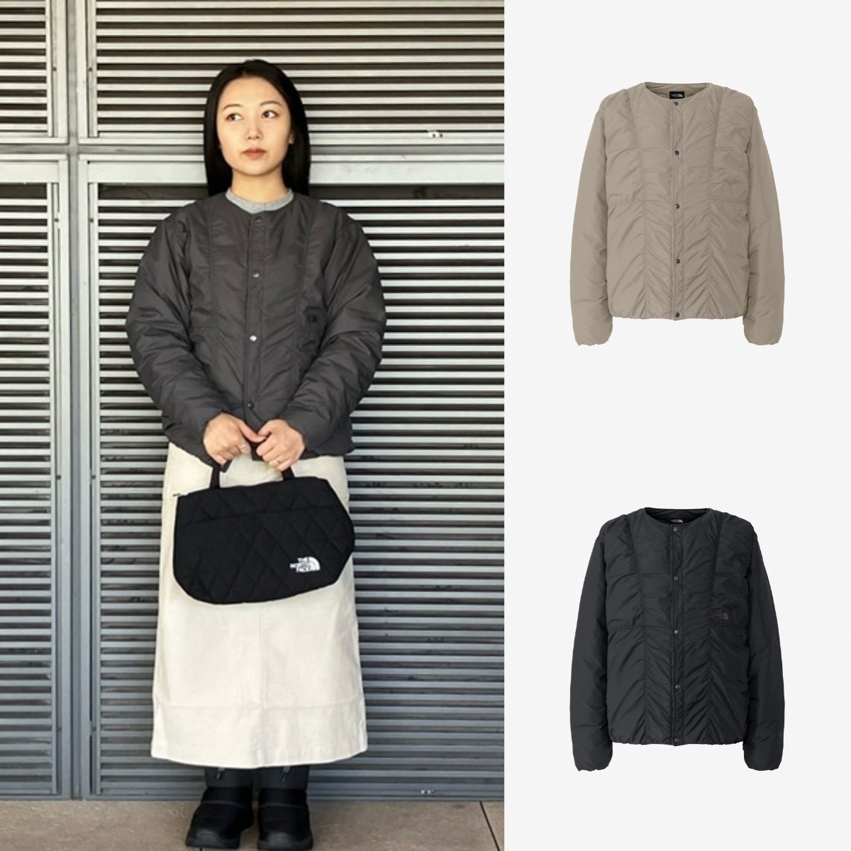 預購┃日本 TNF Alteration Zephyr Shell Cardigan 防潑水 羽絨 開襟 外套