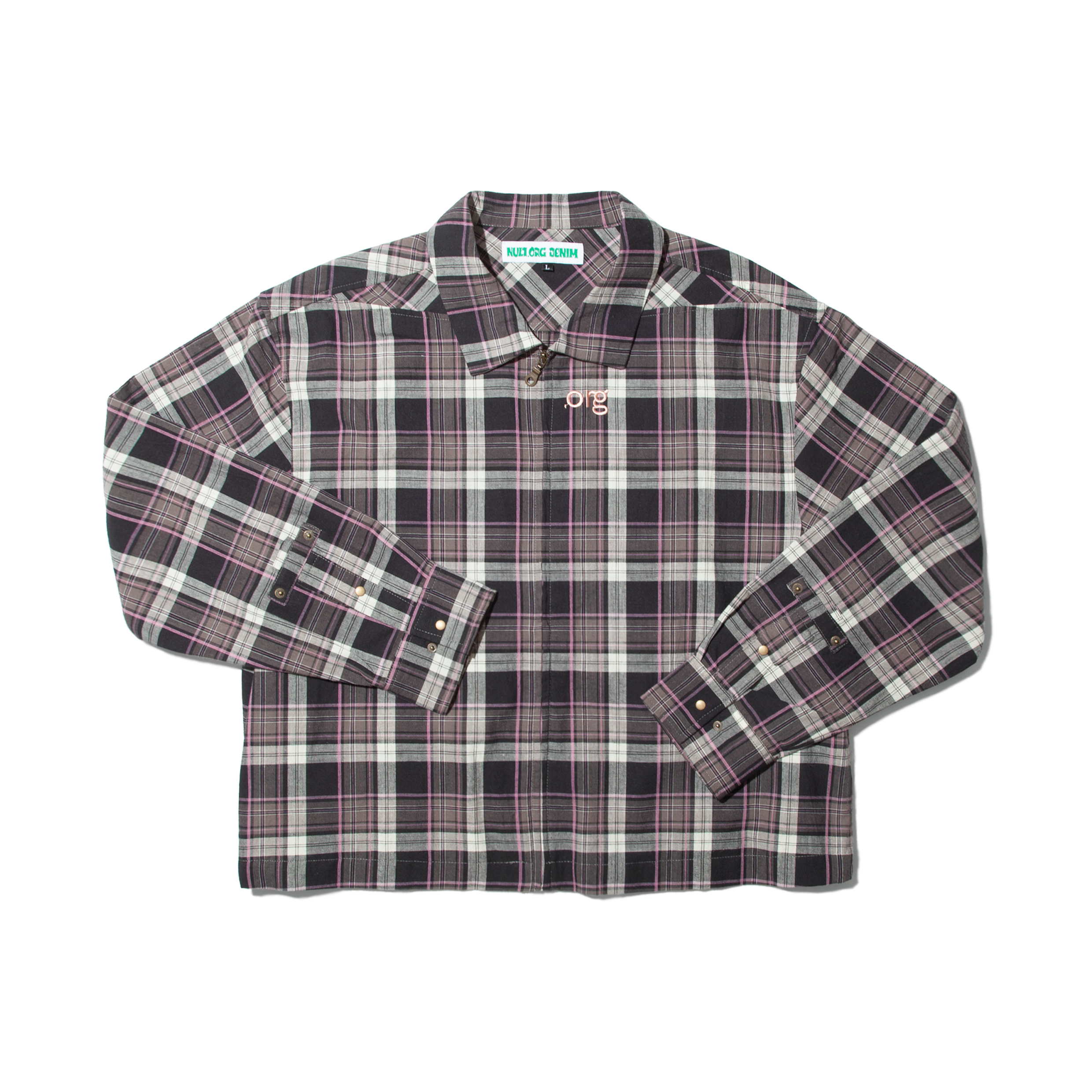 nul1.org DEI Zip Shirt Black [nu-S13]