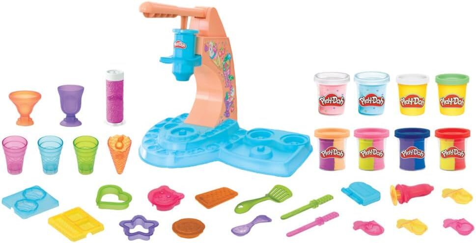 《 HASBRO 孩之寶》 培樂多 旋轉冰淇淋遊戲組