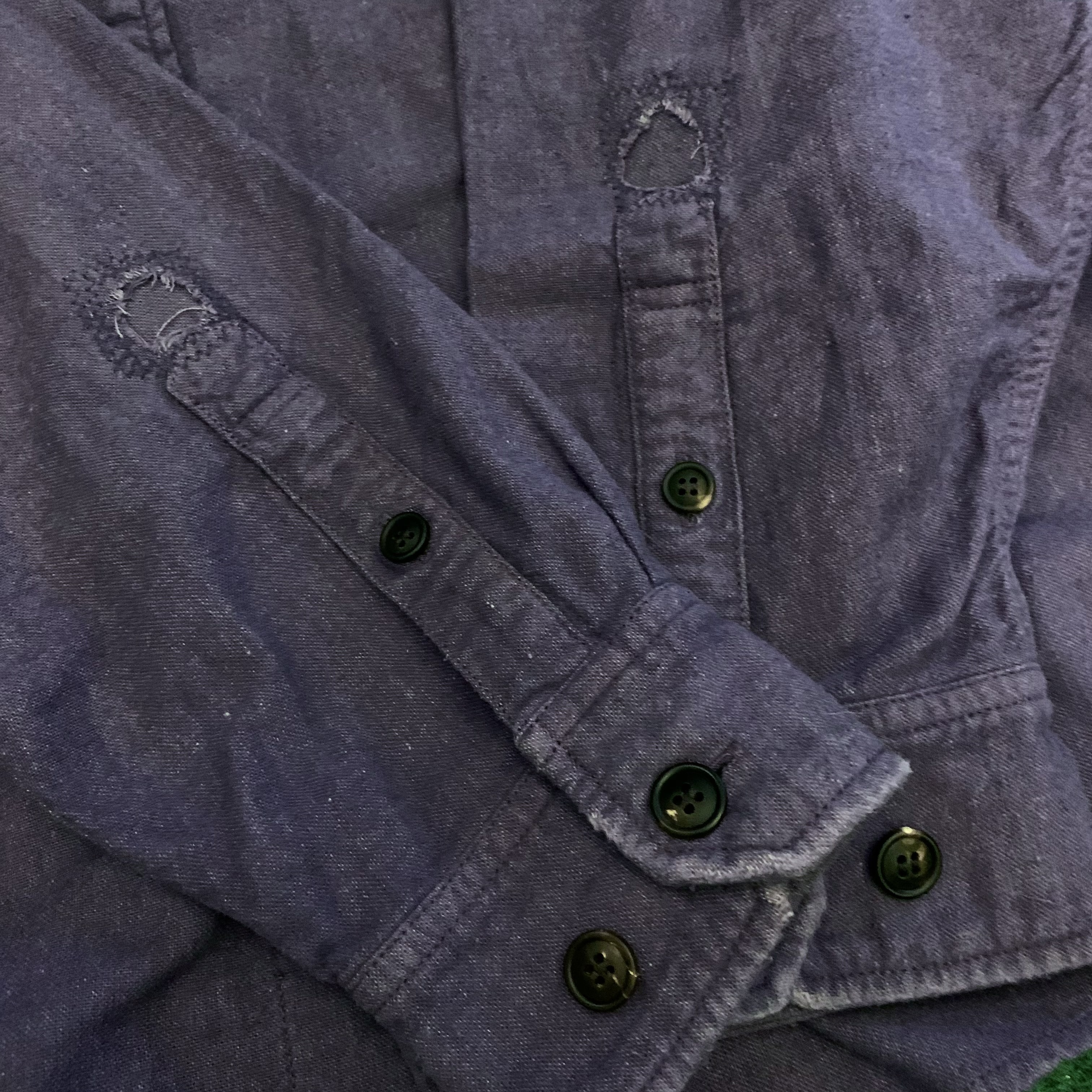 RE-STOCK: VISVIM ICT LUMBER L/S CRASH - NAVY SIZE 2 IN STOCK NOW (現貨發售中)