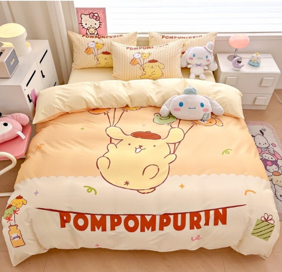 布丁狗 Sanrio |數碼印花純棉被套