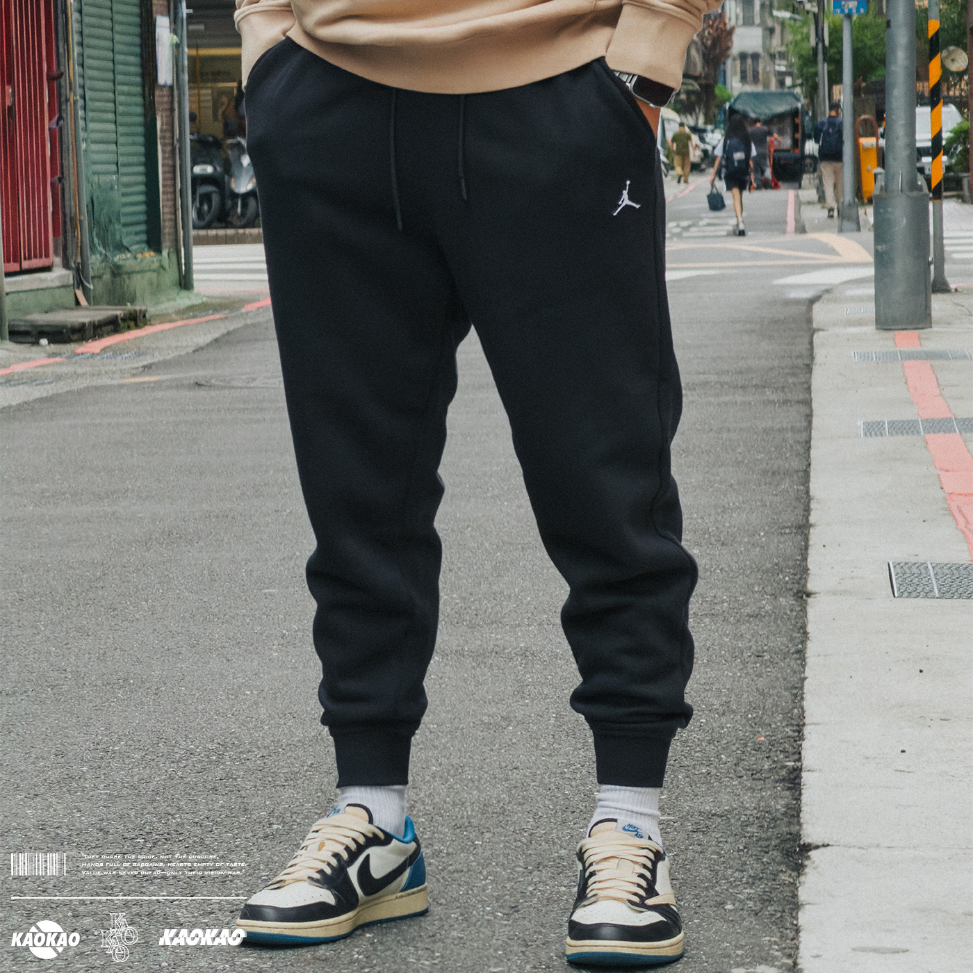 AIR JORDAN 喬丹 男款 黑色 休閒 長褲【DQ7341-010】