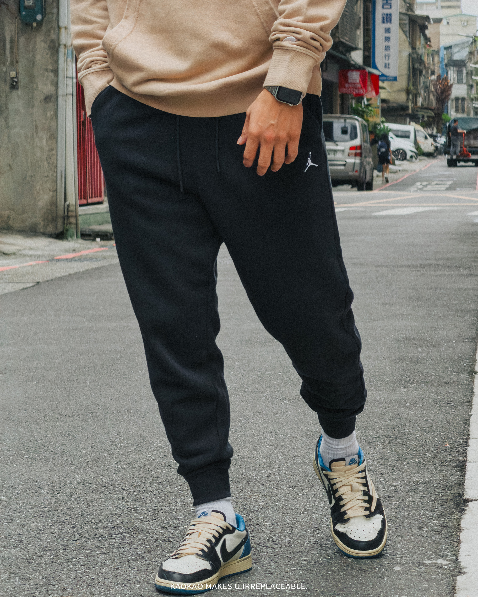 AIR JORDAN 喬丹 男款 黑色 休閒 長褲【DQ7341-010】