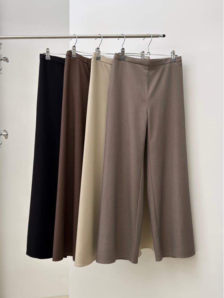 SA5117 後橡筋羊毛長褲