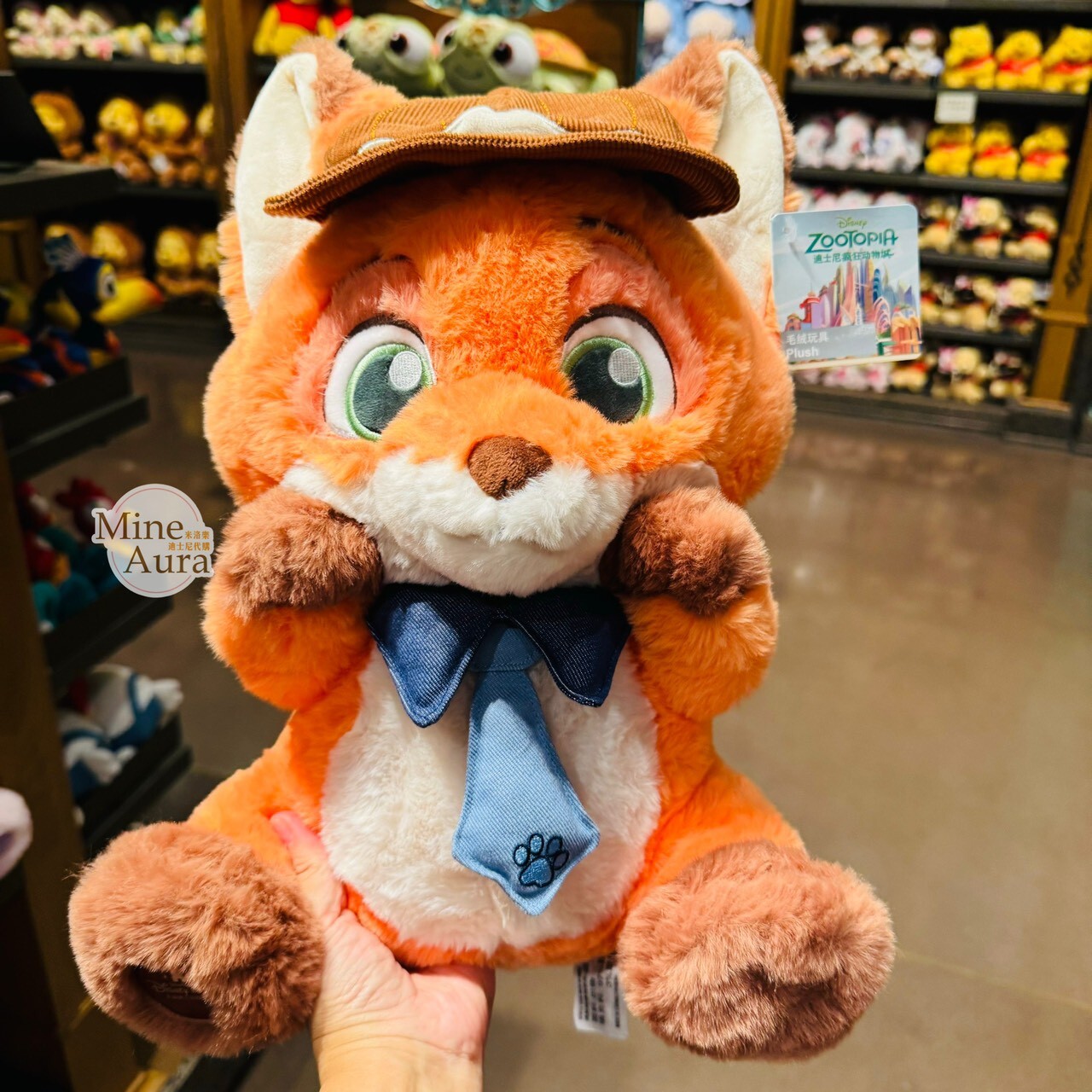 小小旅人系列 胡尼克 Nick 娃娃 玩偶 動物方城市 Zootopia -上海迪士尼樂園