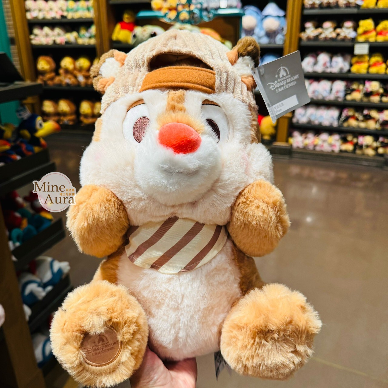 小小旅人系列 紅鼻 蒂蒂 Dale 娃娃 玩偶 奇奇蒂蒂 Chip 'n Dale -上海迪士尼樂園