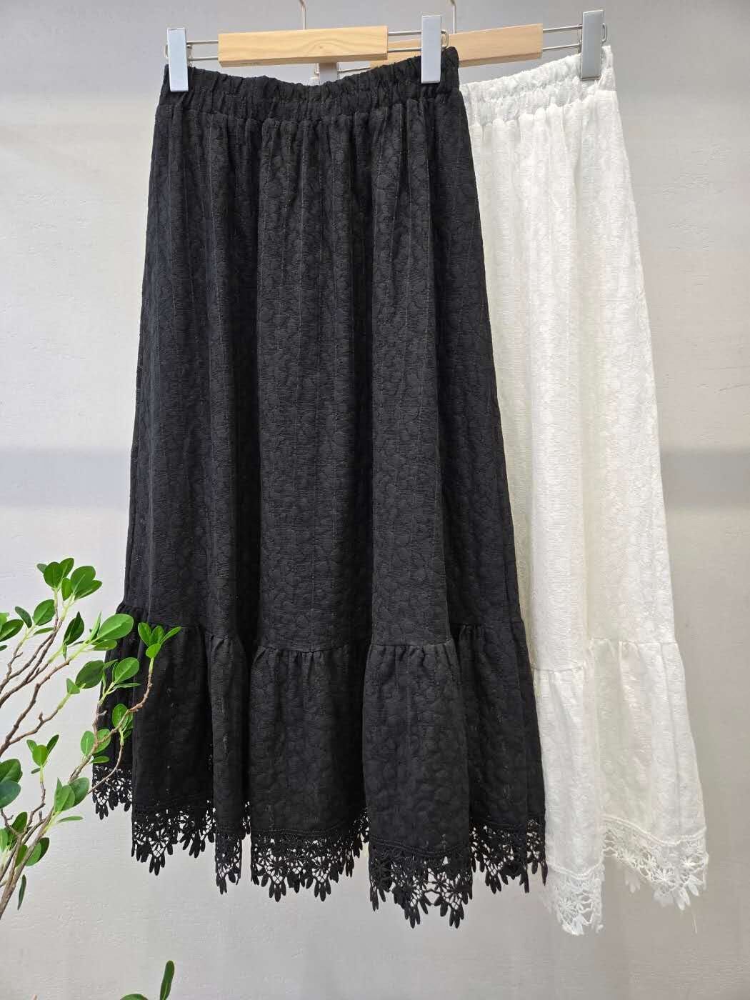 HP5123 質感緹花蕾絲長裙