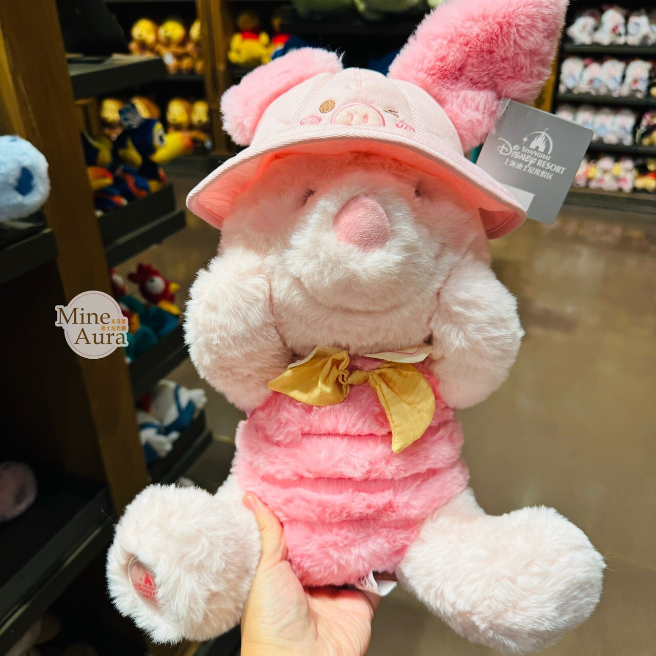 小小旅人系列 小豬 皮傑 piglet 娃娃 玩偶 小熊維尼 Winnie the Pooh -上海迪士尼樂園