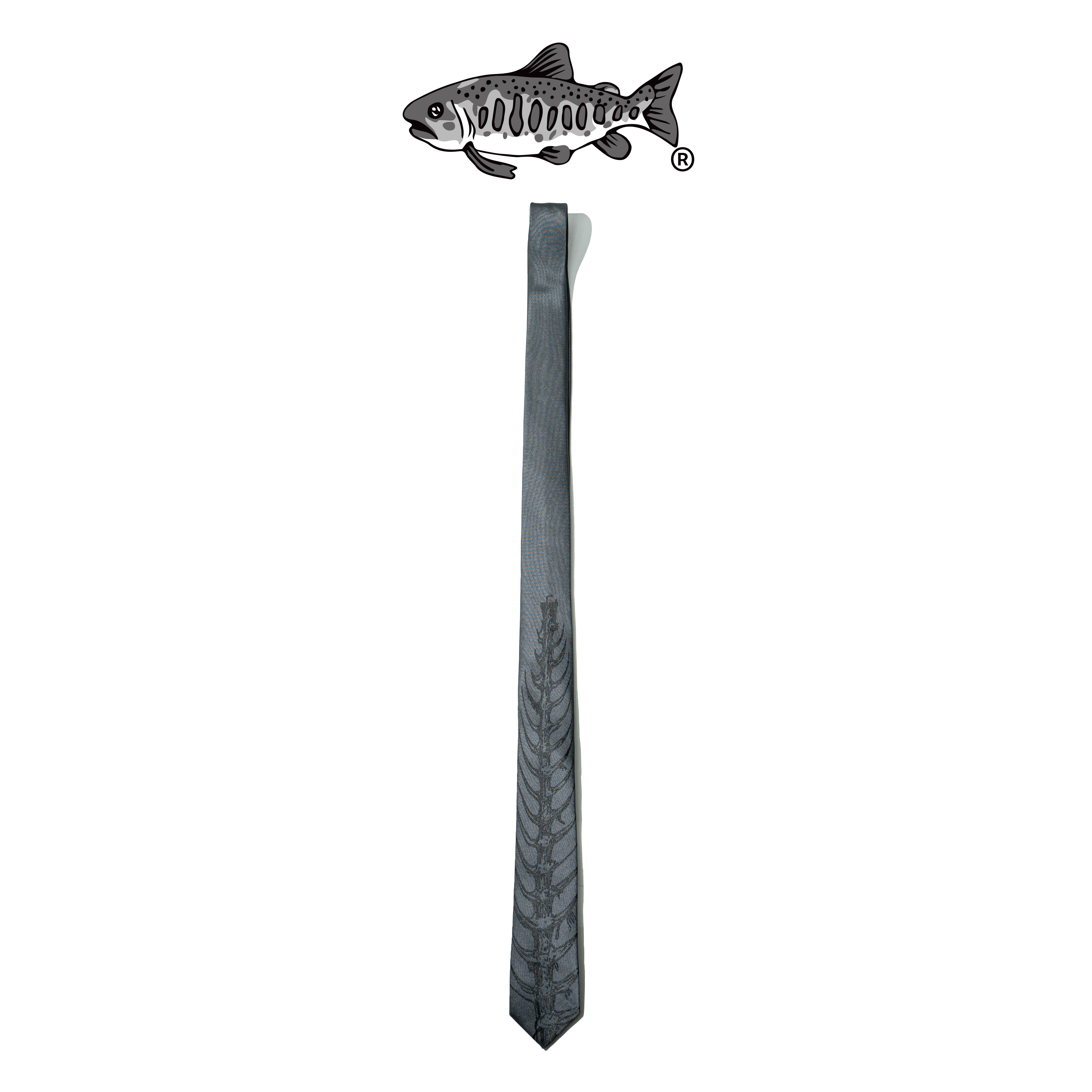 AGILITY Polyester Twill Slim Tie / "Bones" 窄版 魚骨領帶 [AT-B]