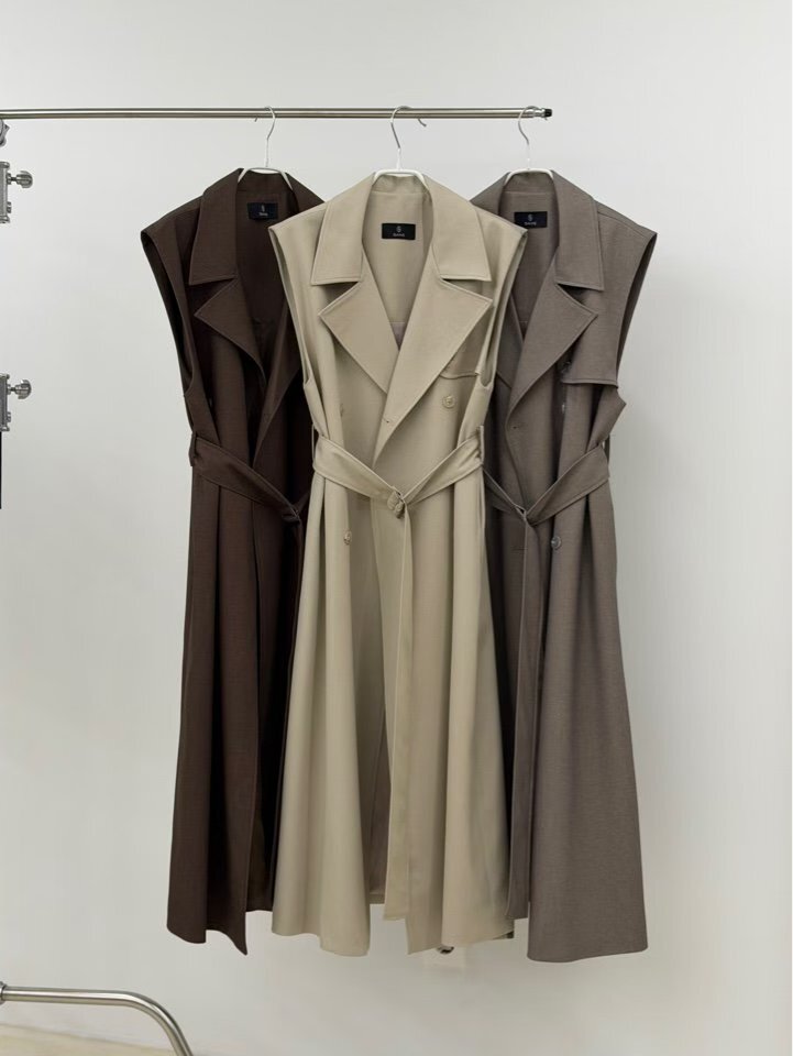 SA5122 長版風衣外套