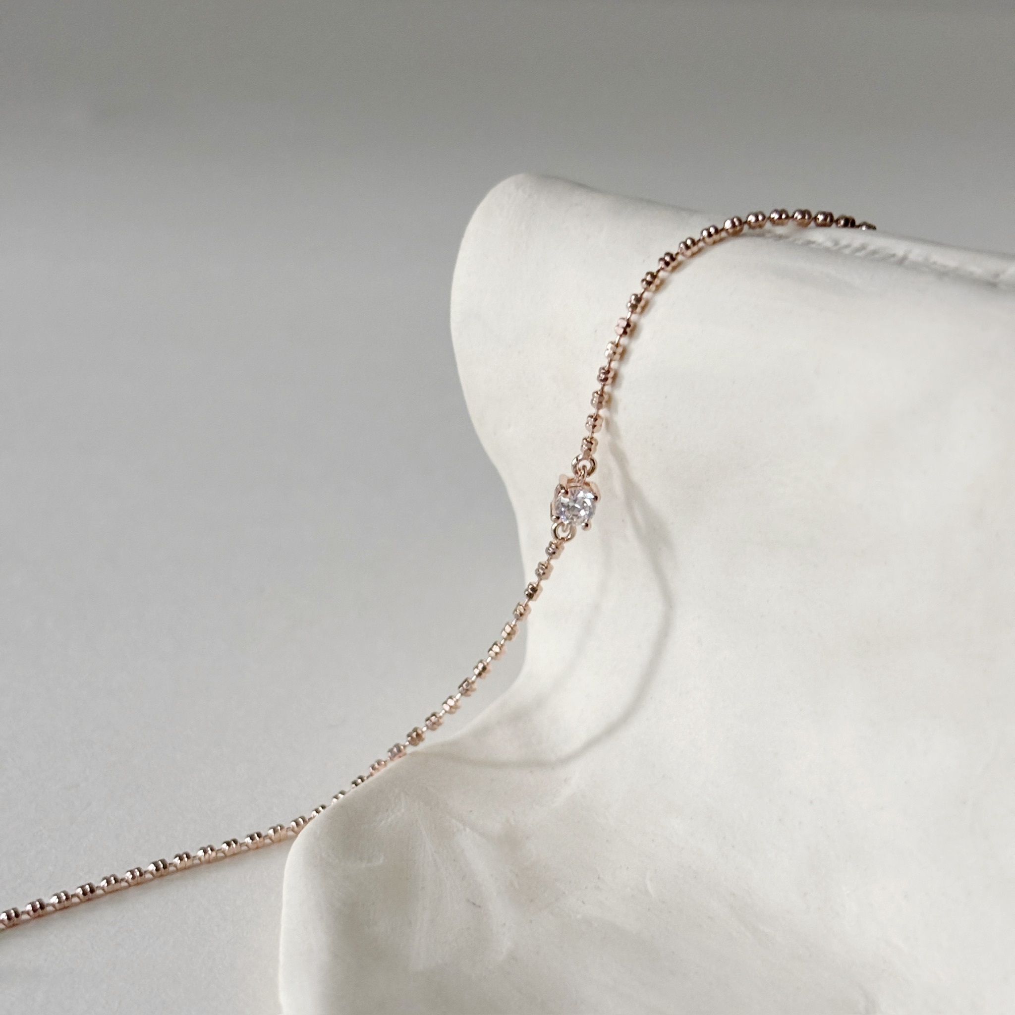 經典四爪鋯石節節手鏈