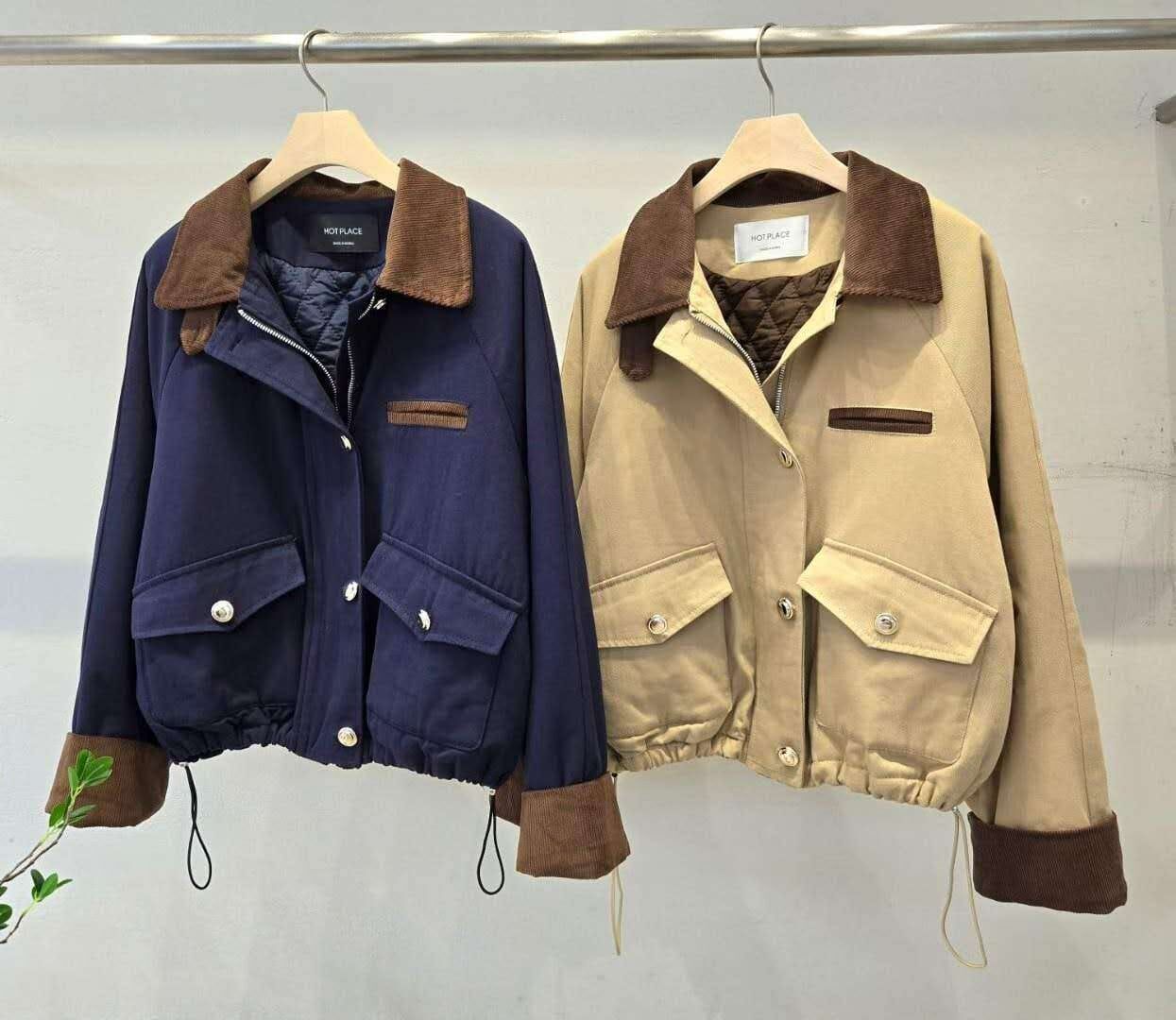 HP5130 復古燈芯絨工裝外套