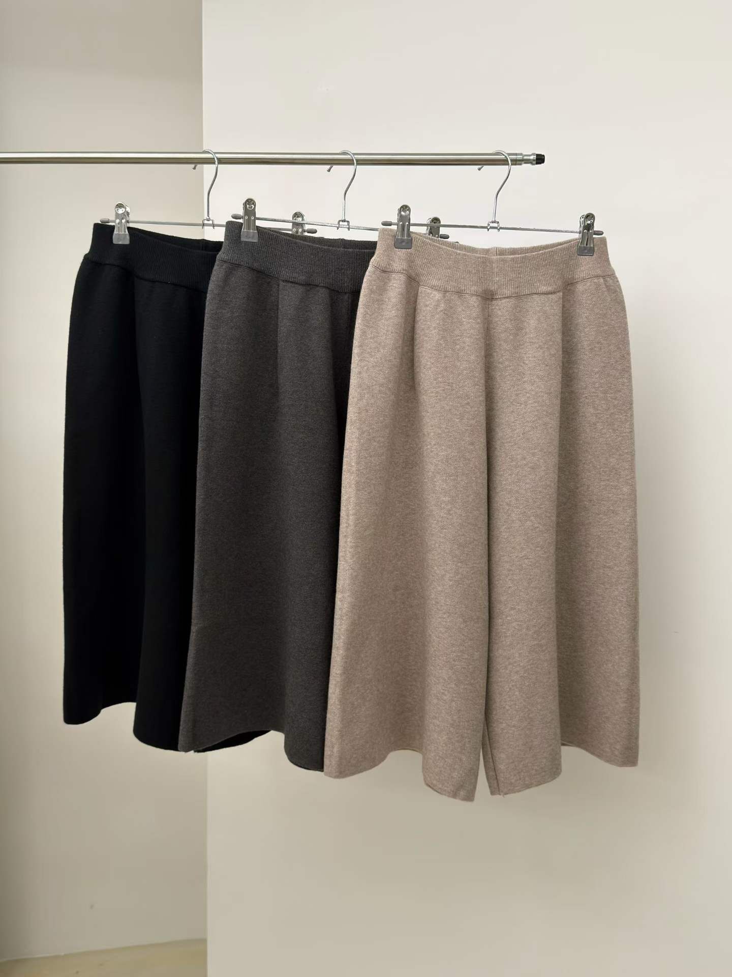 SA5128 混色織布中長褲