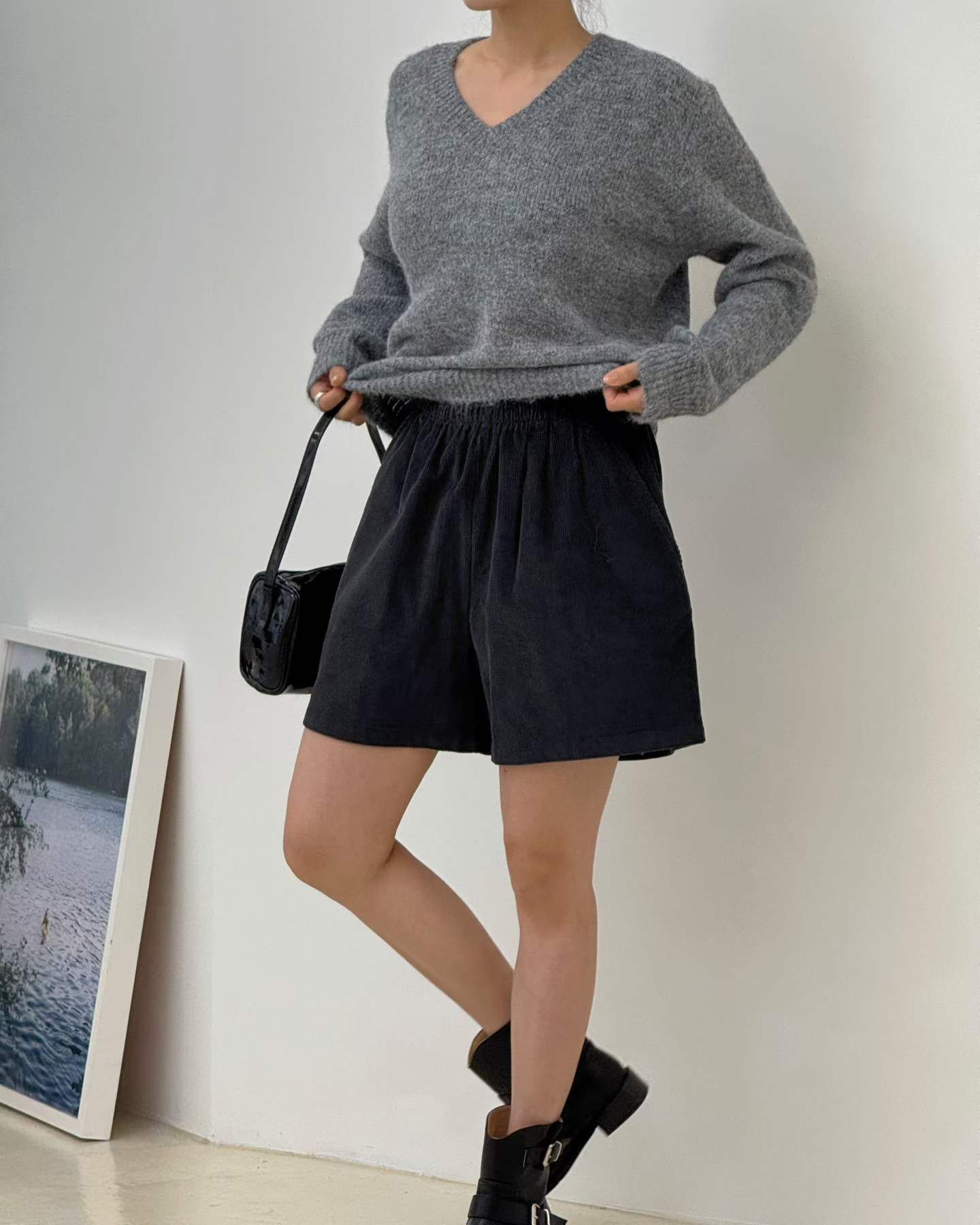 SA5129 燈芯絨短褲