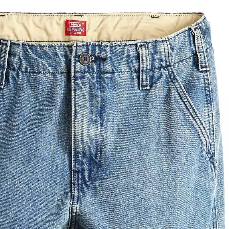 LEVI'S 水洗工裝牛仔褲 工作褲 長褲  藍色 A73640013 [台灣現貨]