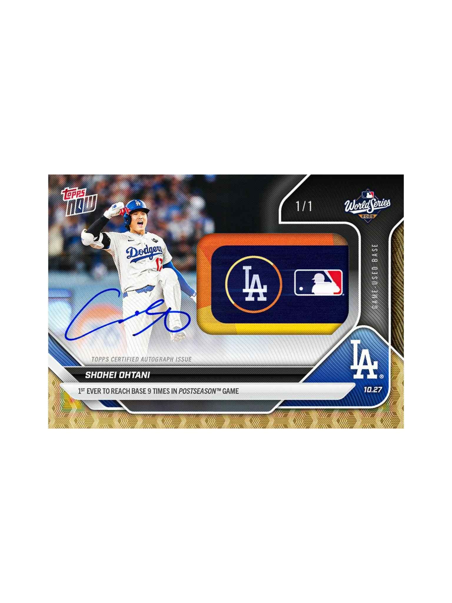 TOPPS NOW 球員卡Shohei Ohtani大谷翔平2025 MLB Topps NOW® - C