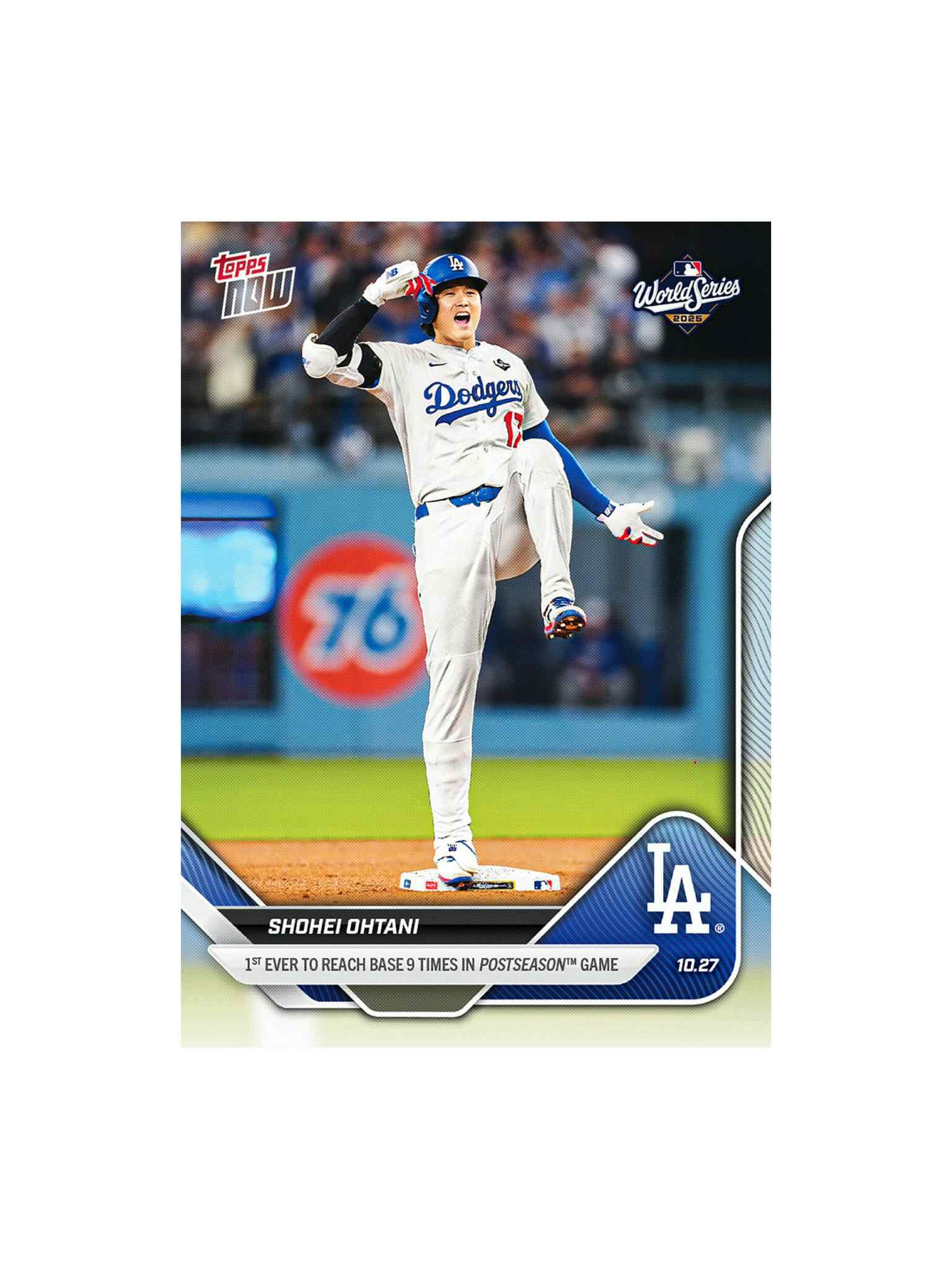 TOPPS NOW 球員卡 Shohei Ohtani大谷翔平 世界大賽 2025 MLB Topps NOW® - Card 906