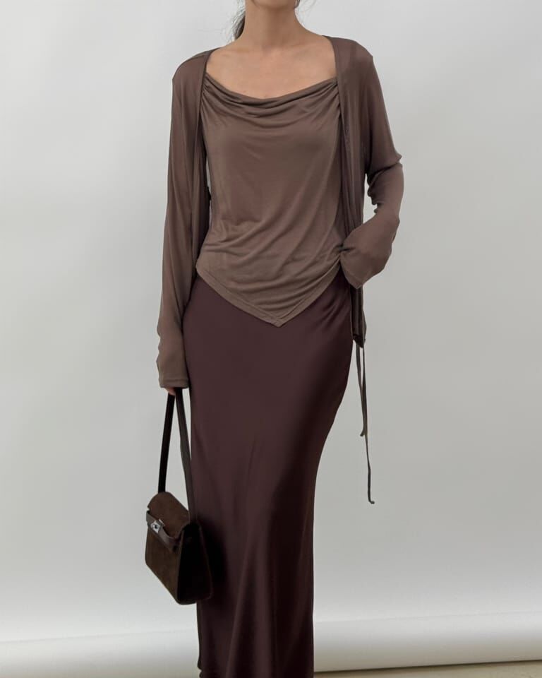 SA5148 透紗垂墜套裝