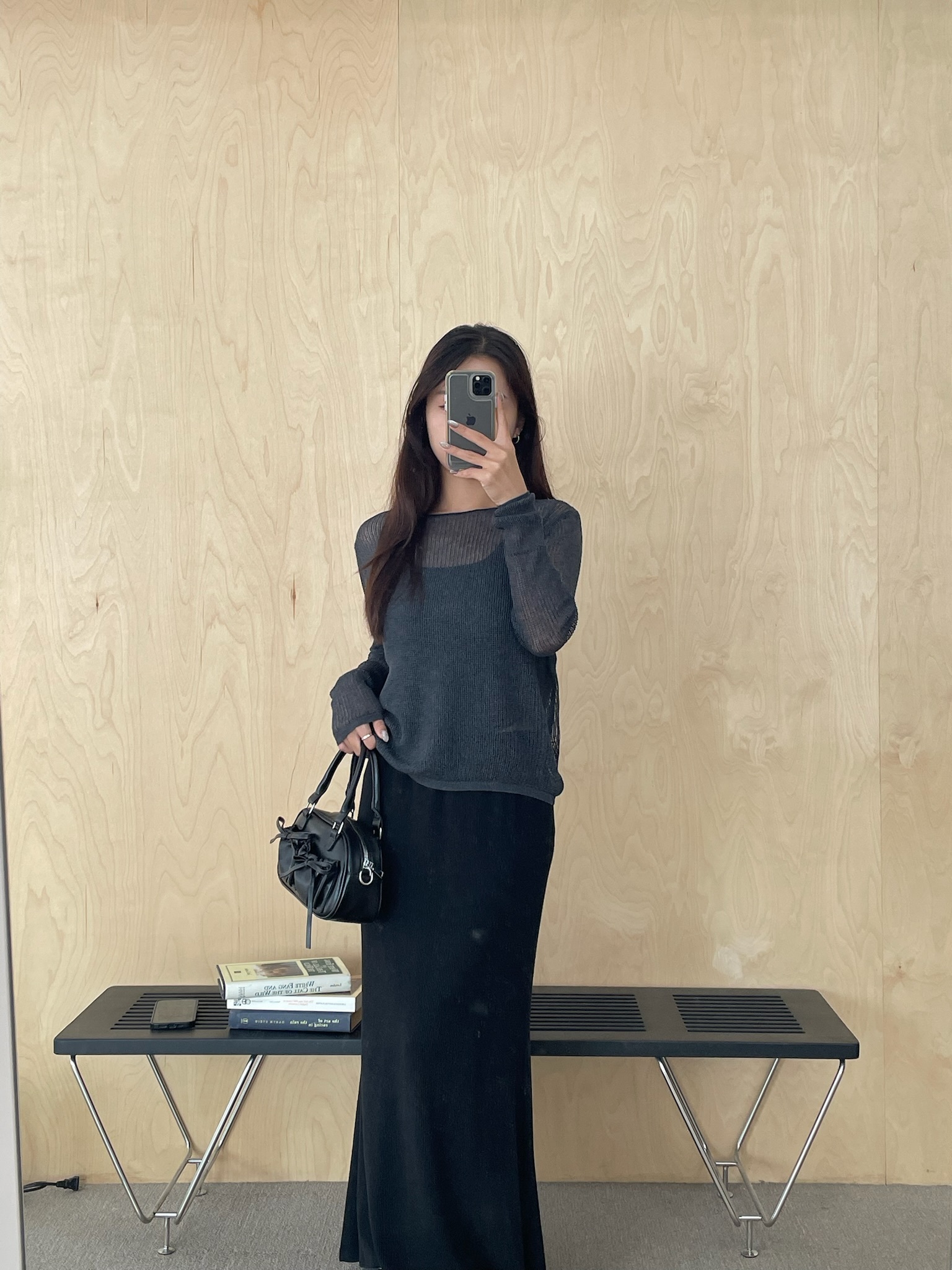 現貨 薄針織+小背心兩件套