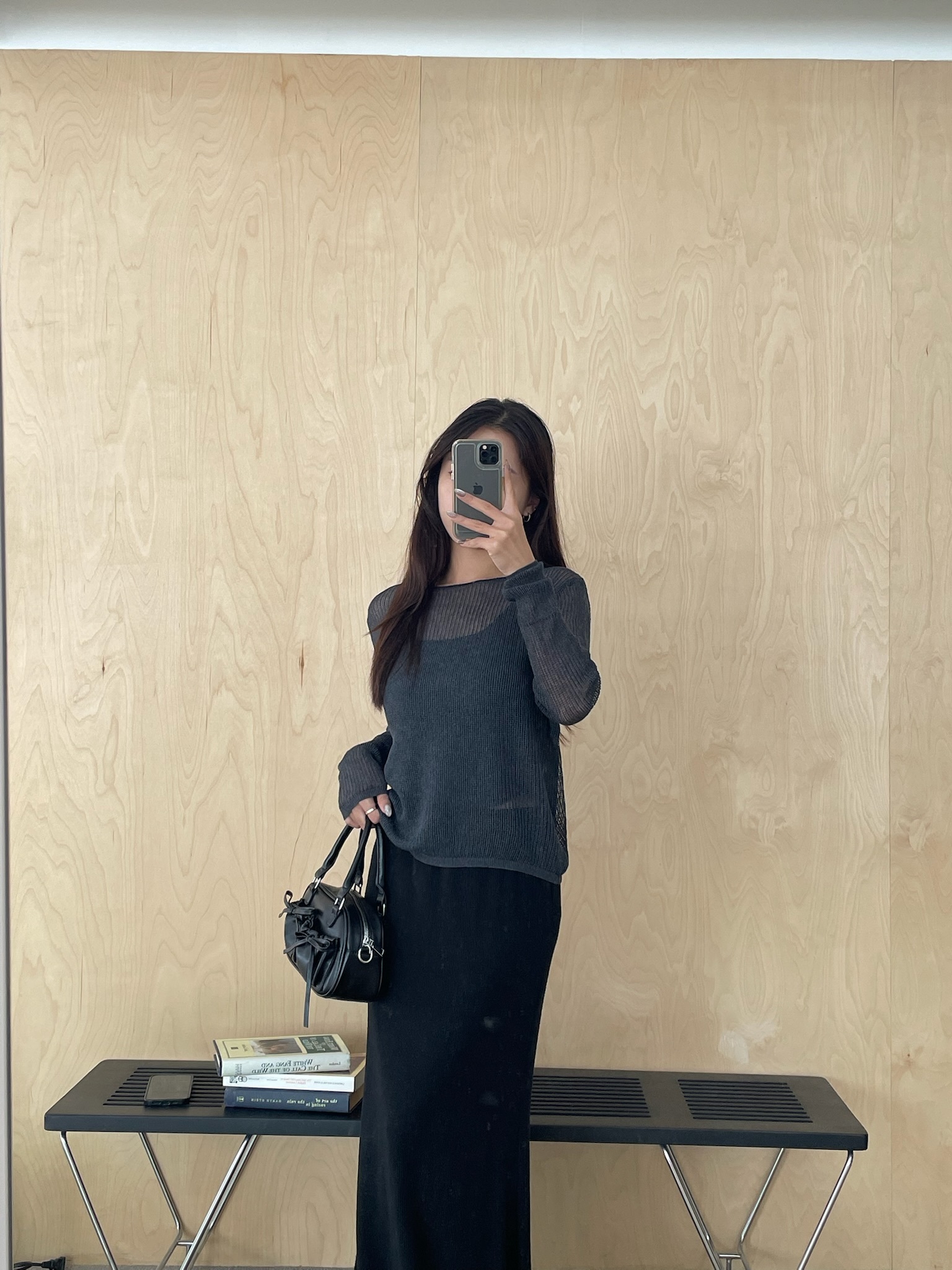 現貨 薄針織+小背心兩件套