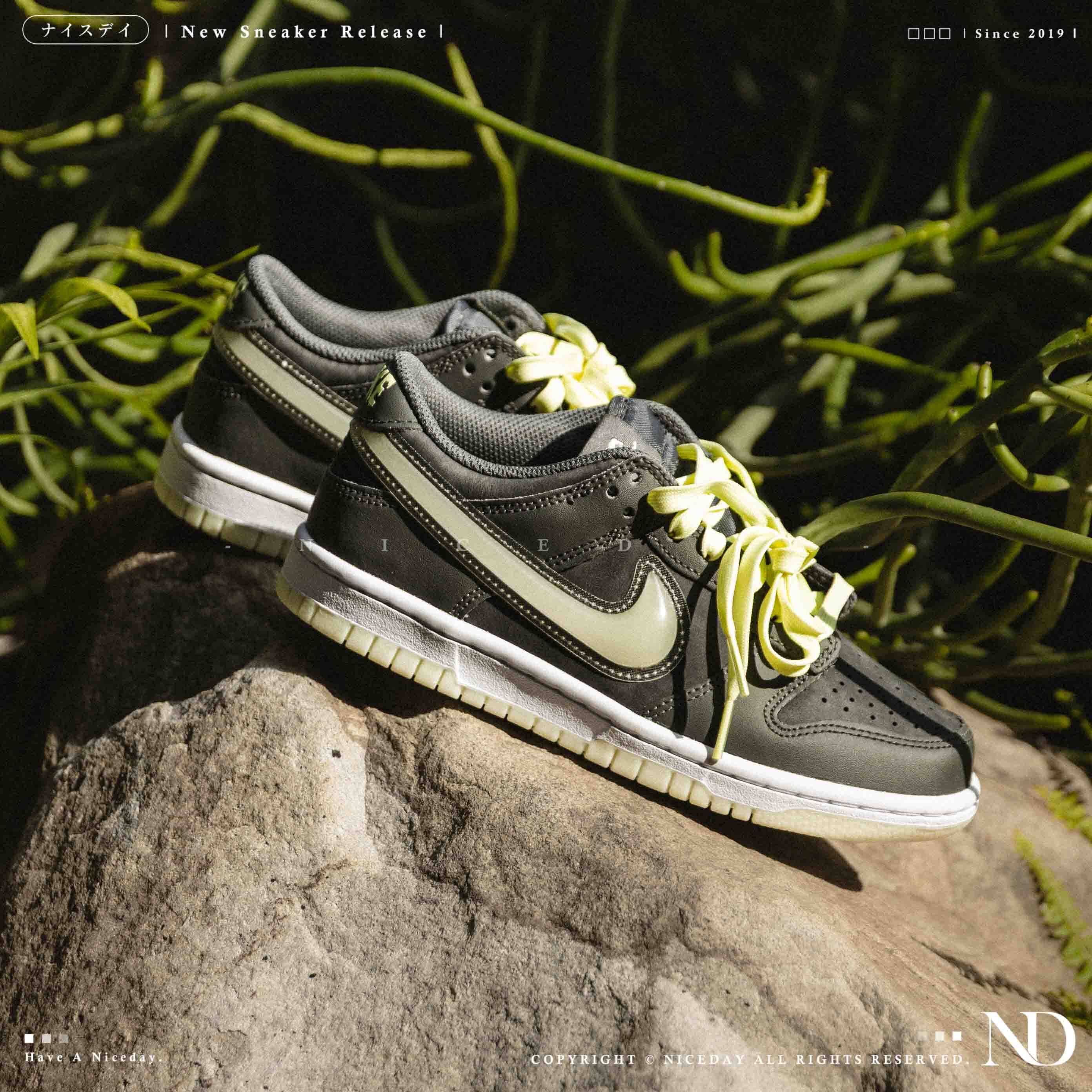 NICEDAY 代購 Nike Dunk Low GS 萬聖節 反光 夜光 灰色 灰 大童款 HQ3569-068