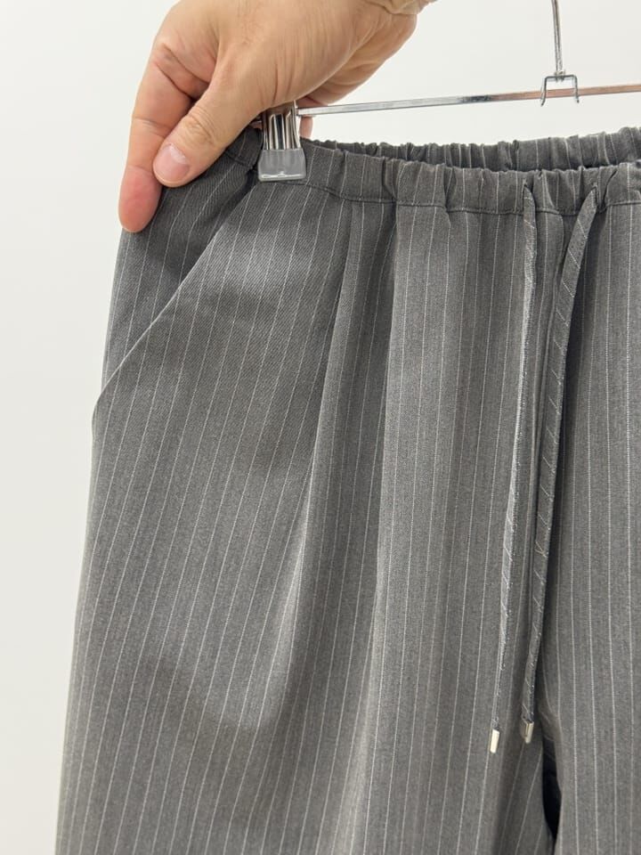 SA5156 直條紋綁帶長褲