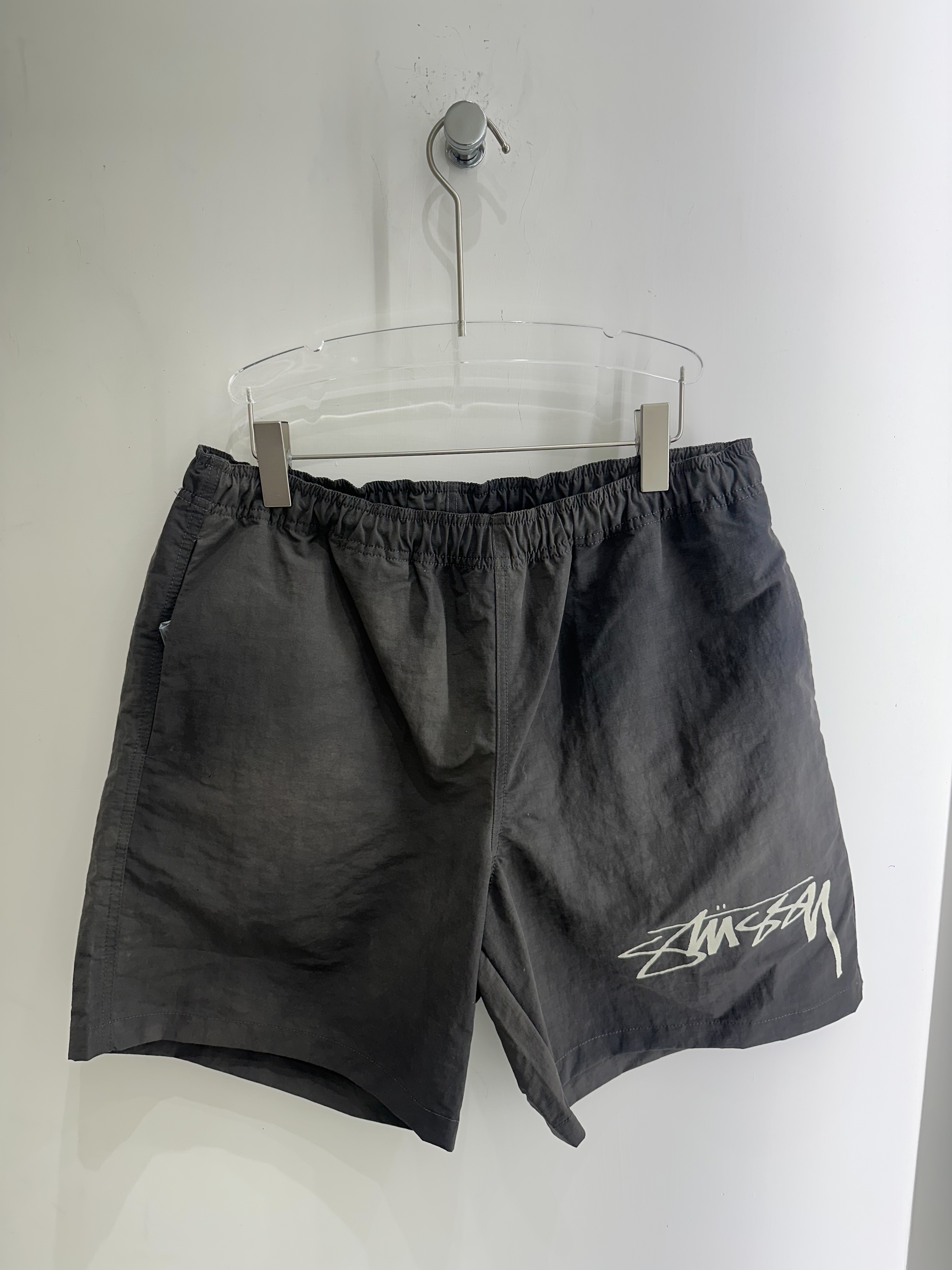 STUSSY WAVE DYE SHORTS 渲染水洗抽繩短褲