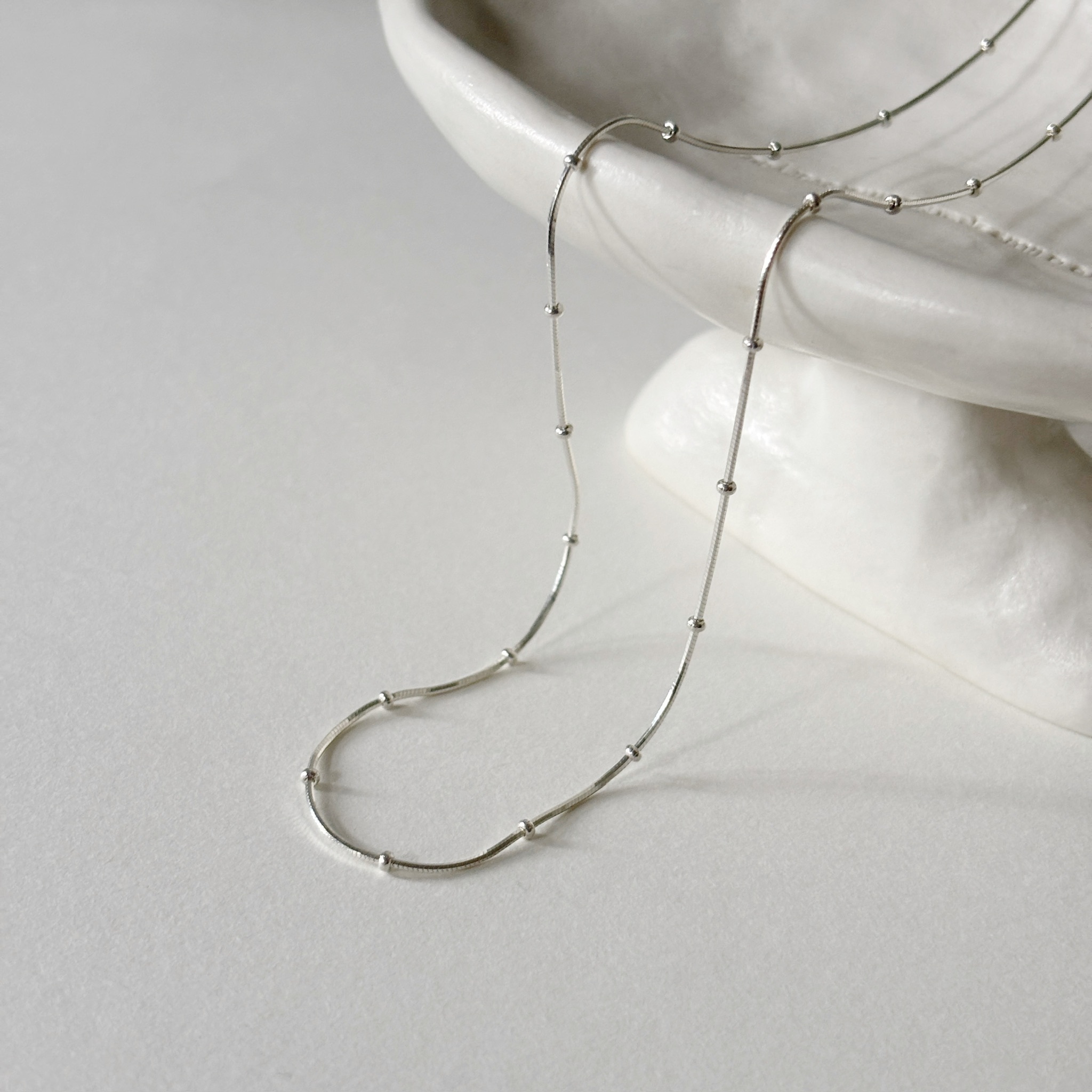 簡約細珠蛇鏈Choker