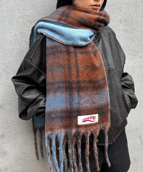 【現貨】Who's Who Gallery Sloppy 豹紋 格紋 素色 圍巾 十二色