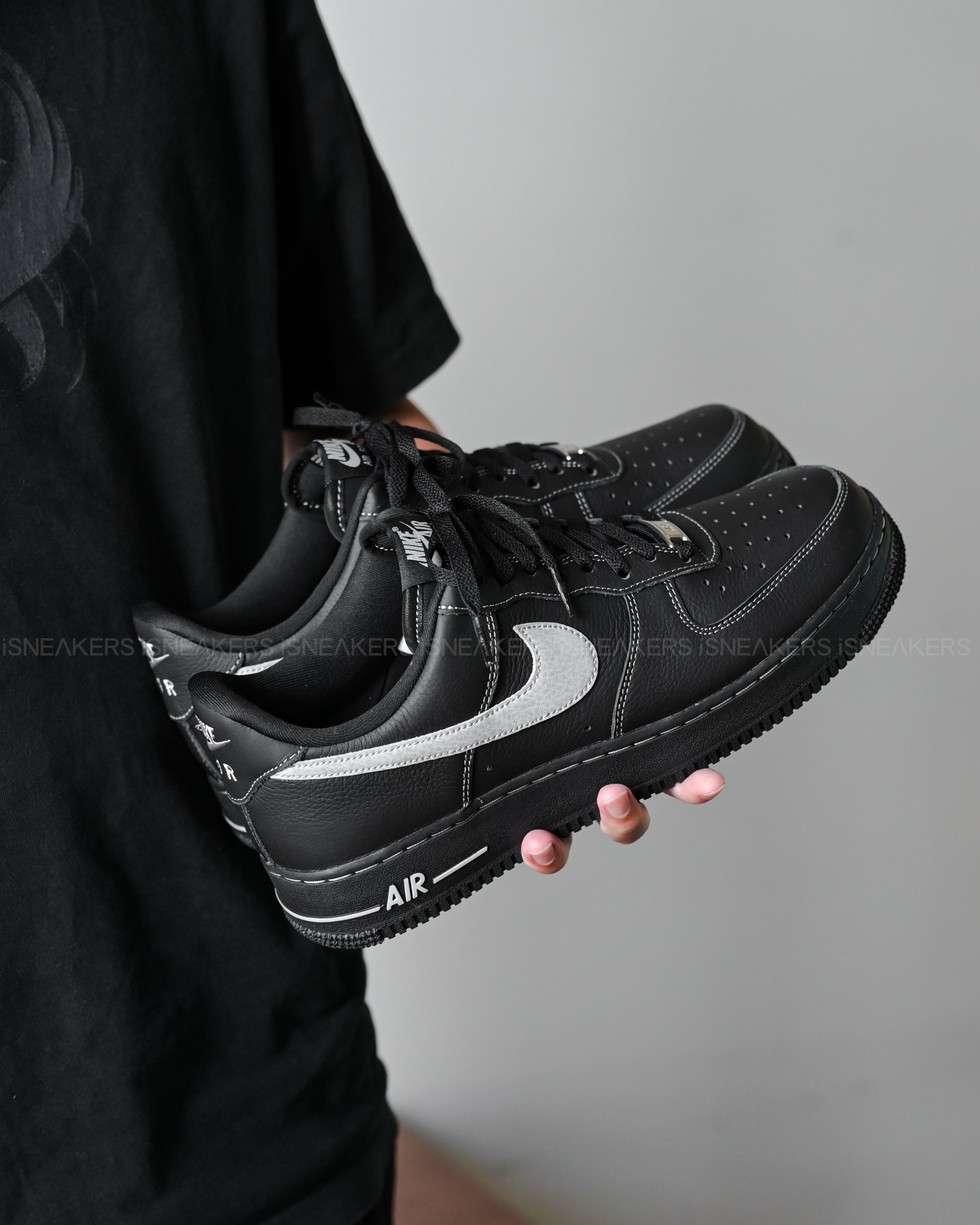 iSNEAKERS｜Nike Air Force 1 Low "Black Grey" 黑魂 HQ2037-006