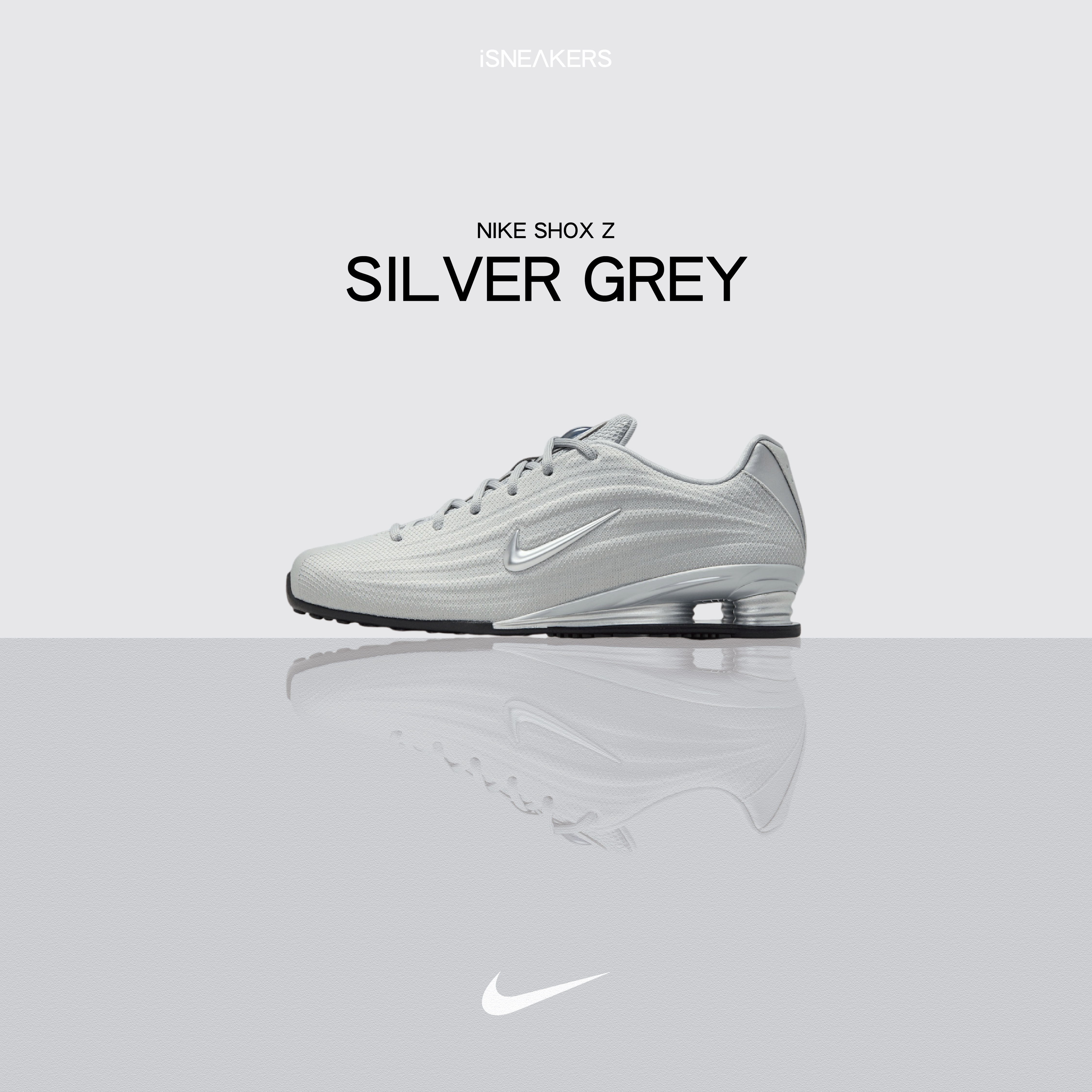 iSNEAKERS｜Nike Shox Z "Silver Grey" 銀灰 HQ7540-001