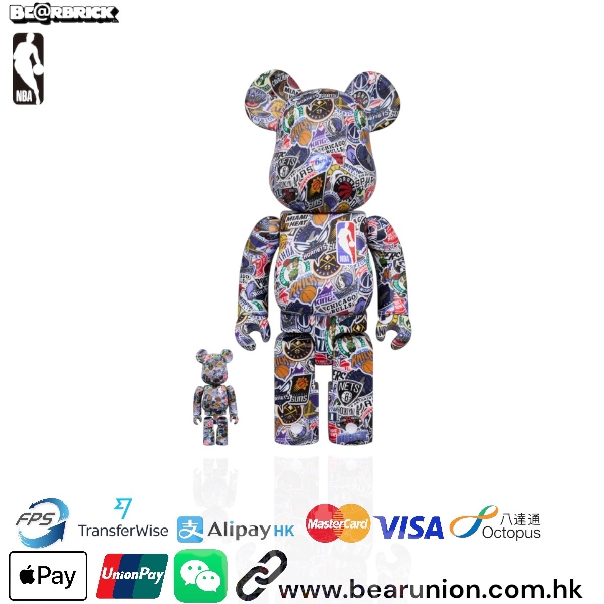 🎏預訂🎏Bearbrick 400% 100% NBA