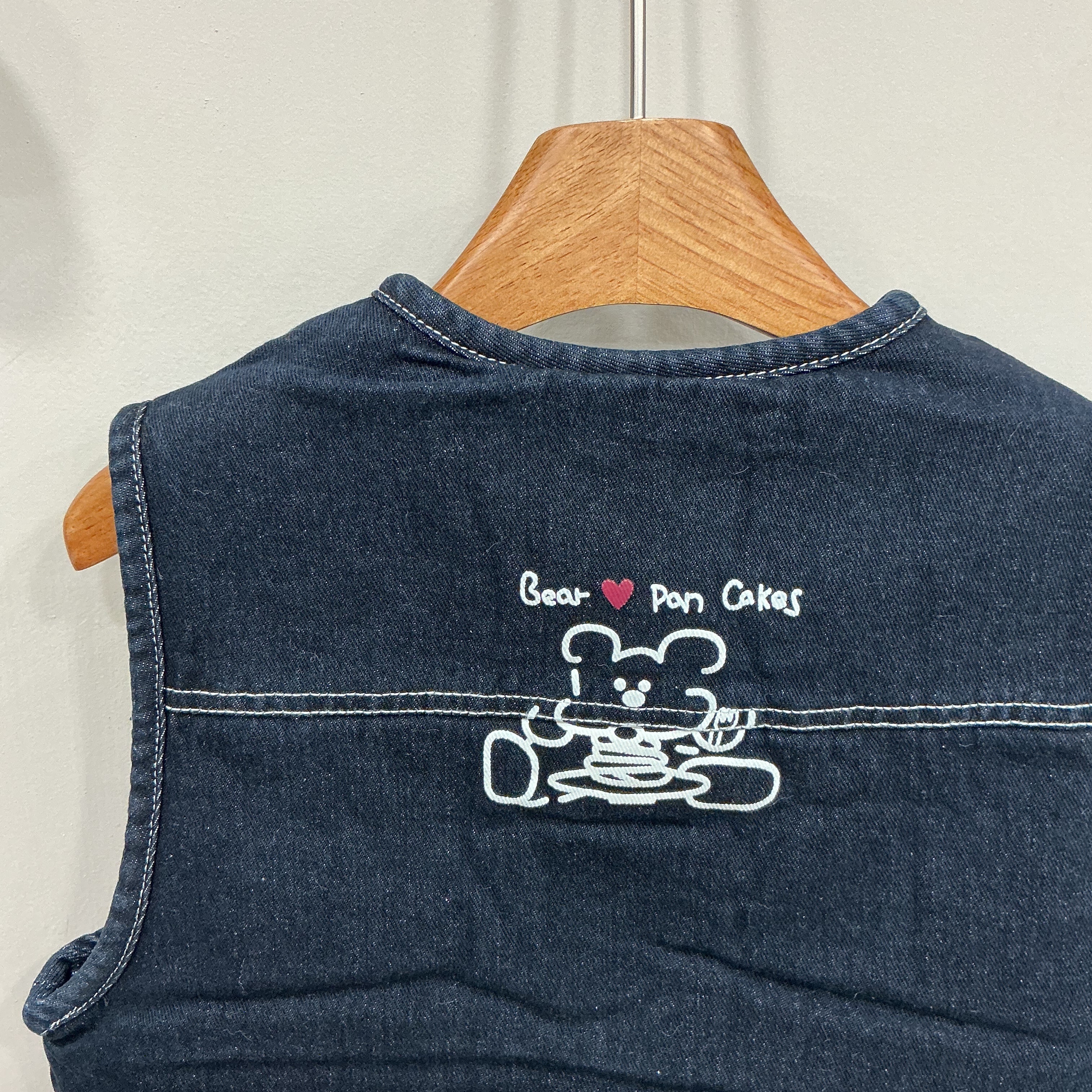 A03399刷毛牛仔背心