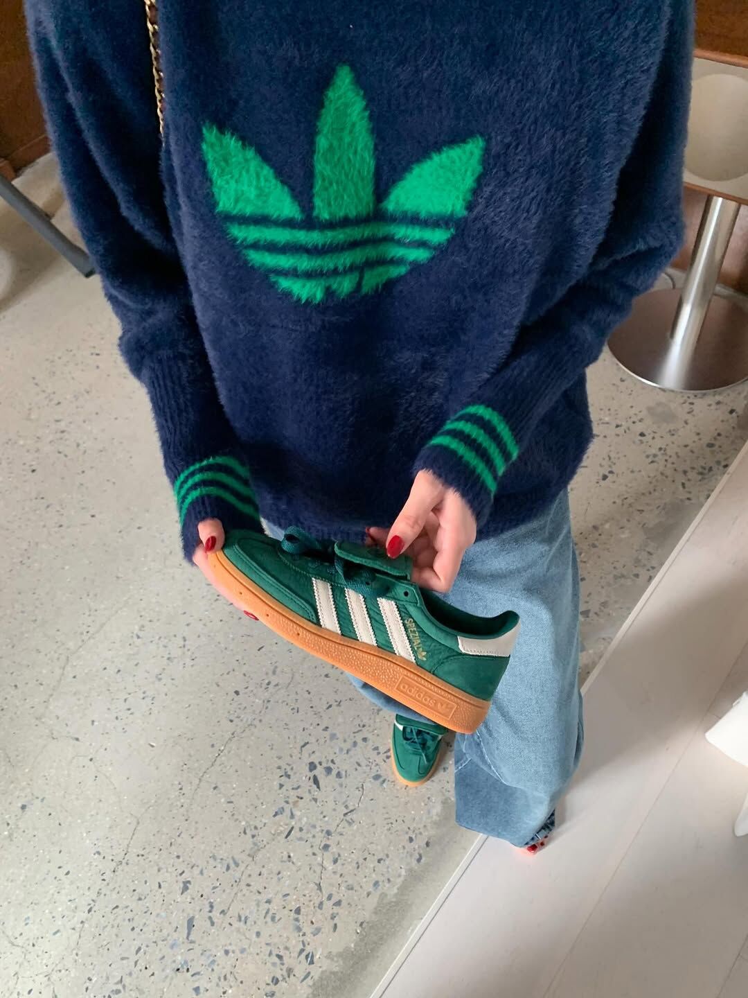 Adidas Originals Handball Spezial LT 日本限定 森林綠 奶油綠 焦糖 翻蓋 長鞋舌 復古鞋 JR4880