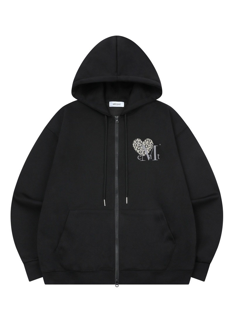 【直播】MUCENT LL102944 SIERRA LEOPARD HEART HOOD ZIP-UP 外套