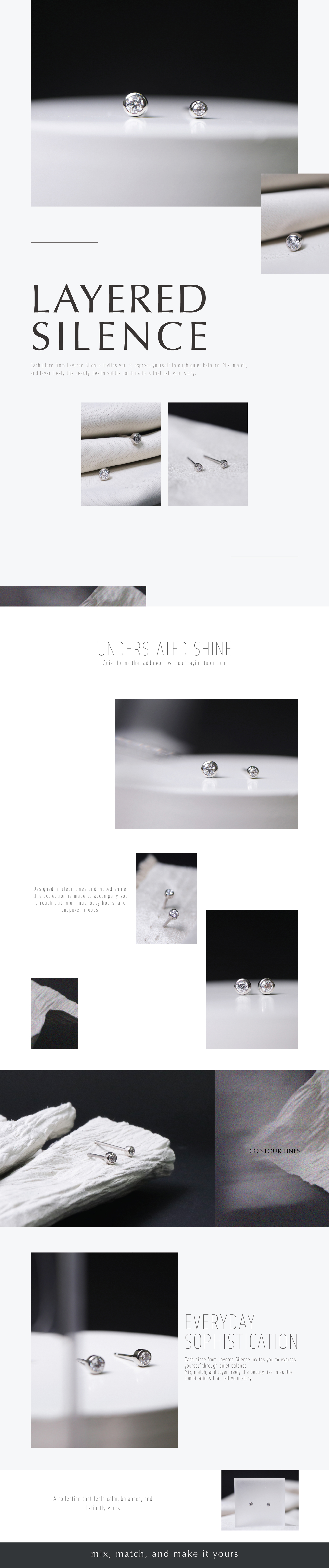 純粹日常 單鑽耳環|Miestilo Jewelry設計師輕珠寶品牌|舒飾質感每一刻