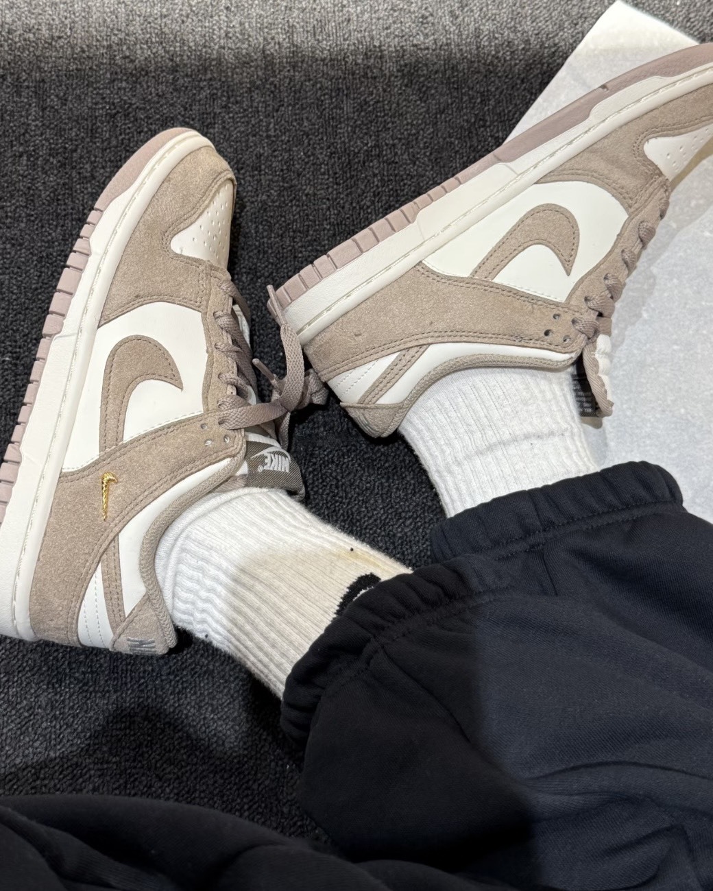 Nike Dunk Low 小銀勾 麂皮 復古 低筒 可可棕